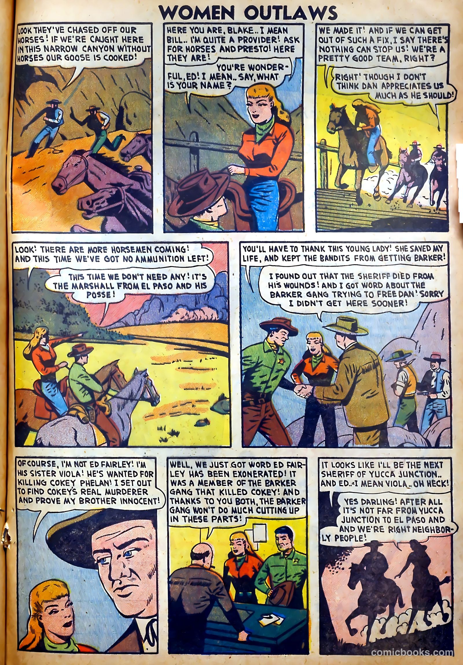 Women Outlaws #5 (1949) — page 33 of 36