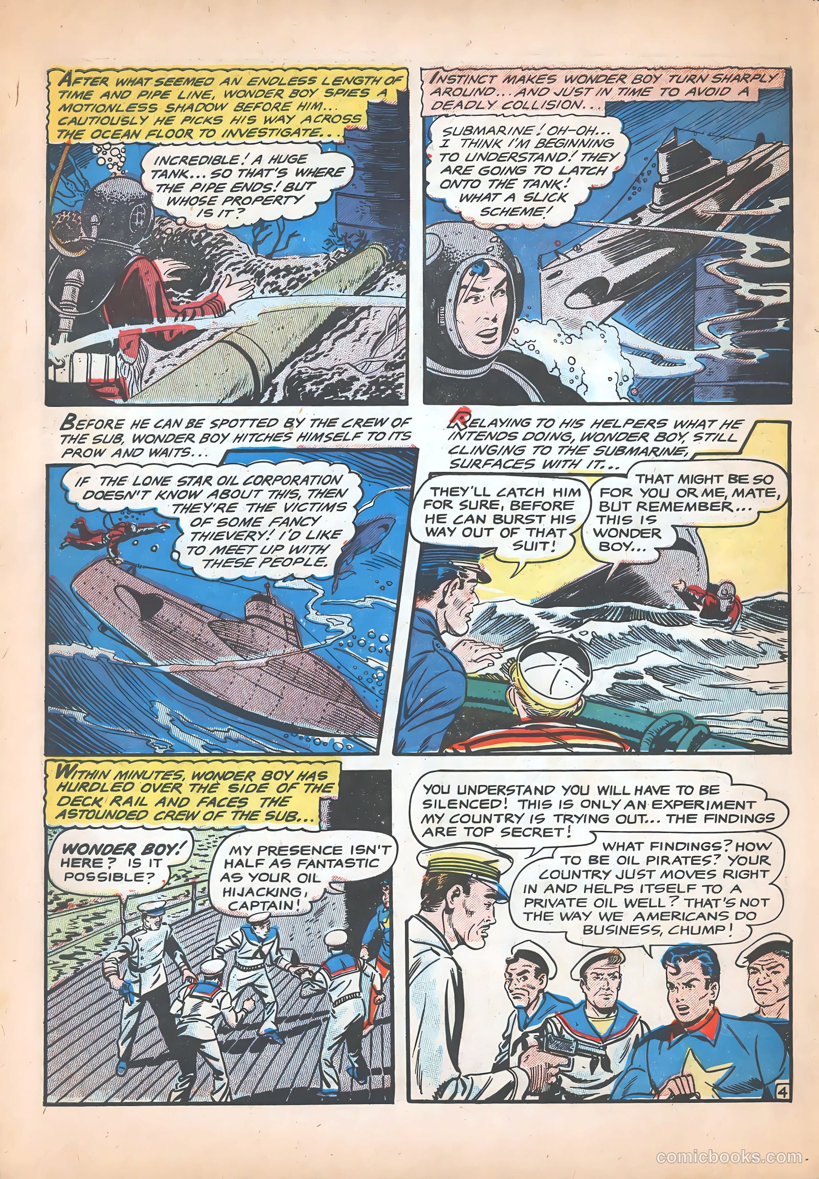 Wonder Boy #17 (1955, Farrell) — page 32 of 36