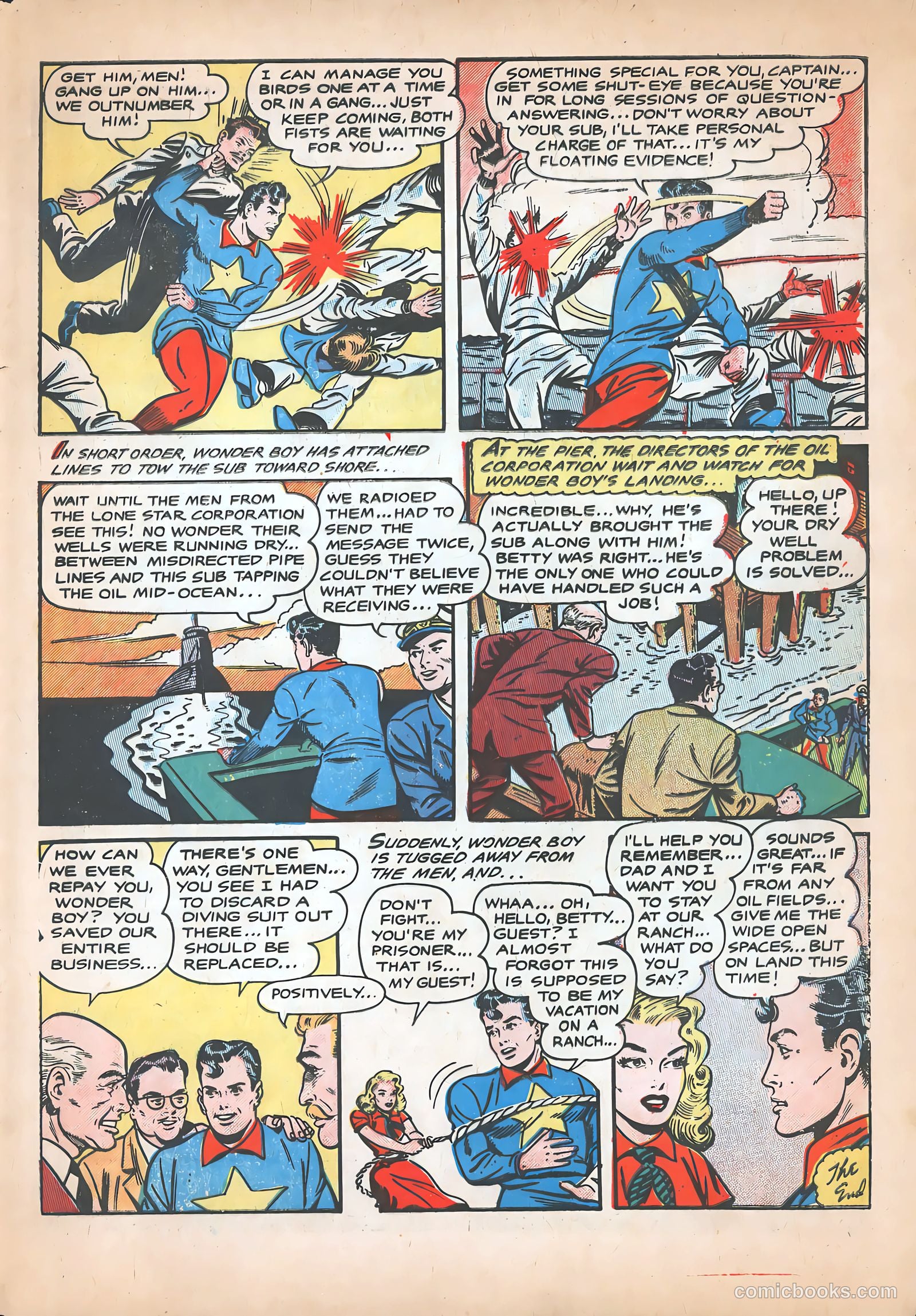 Wonder Boy #17 (1955, Farrell) — page 33 of 36