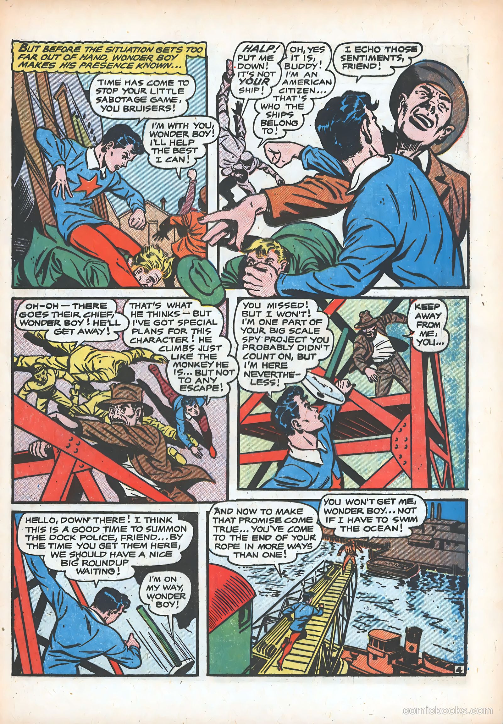 Wonder Boy #18 (1955, Farrell) — page 33 of 36