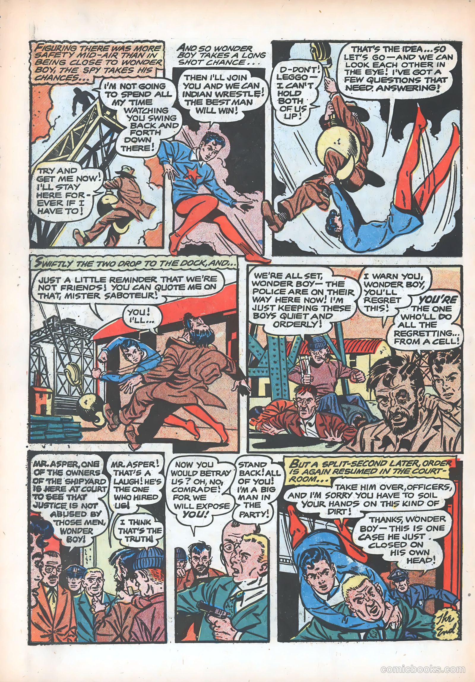 Wonder Boy #18 (1955, Farrell) — page 34 of 36