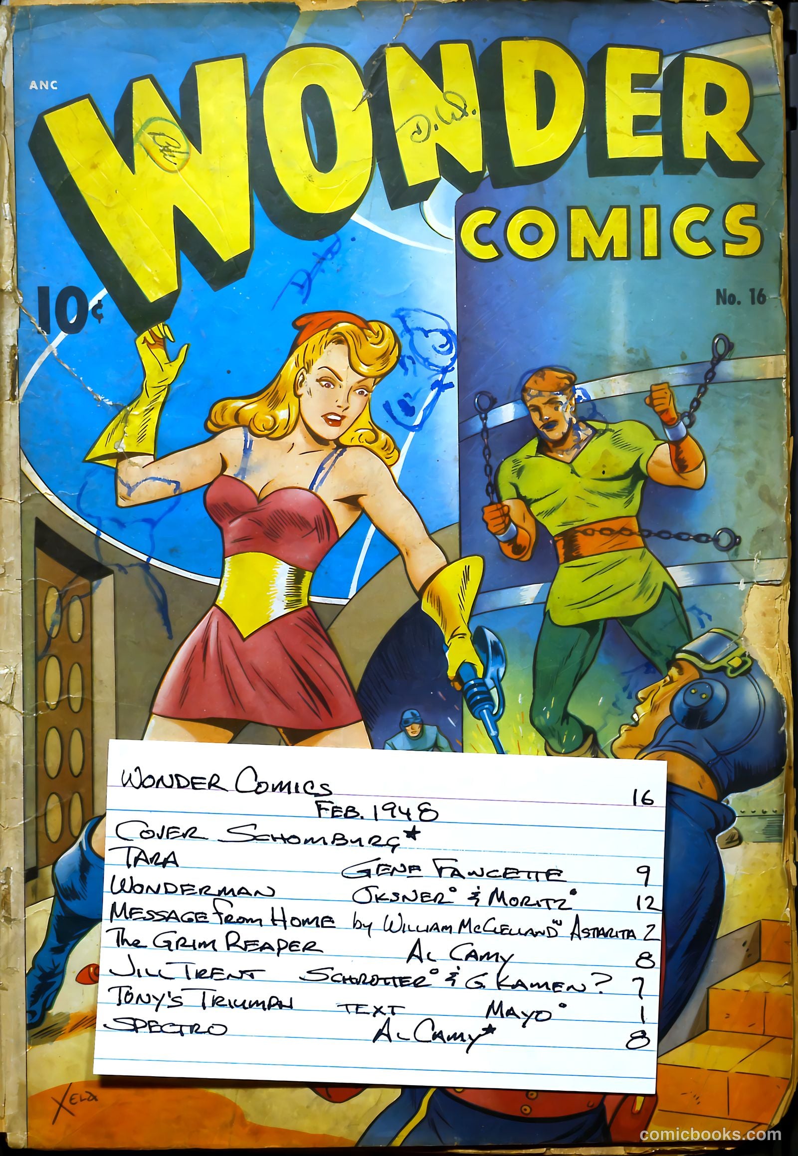 Wonder Comics #16 (1948) — page 53 of 53