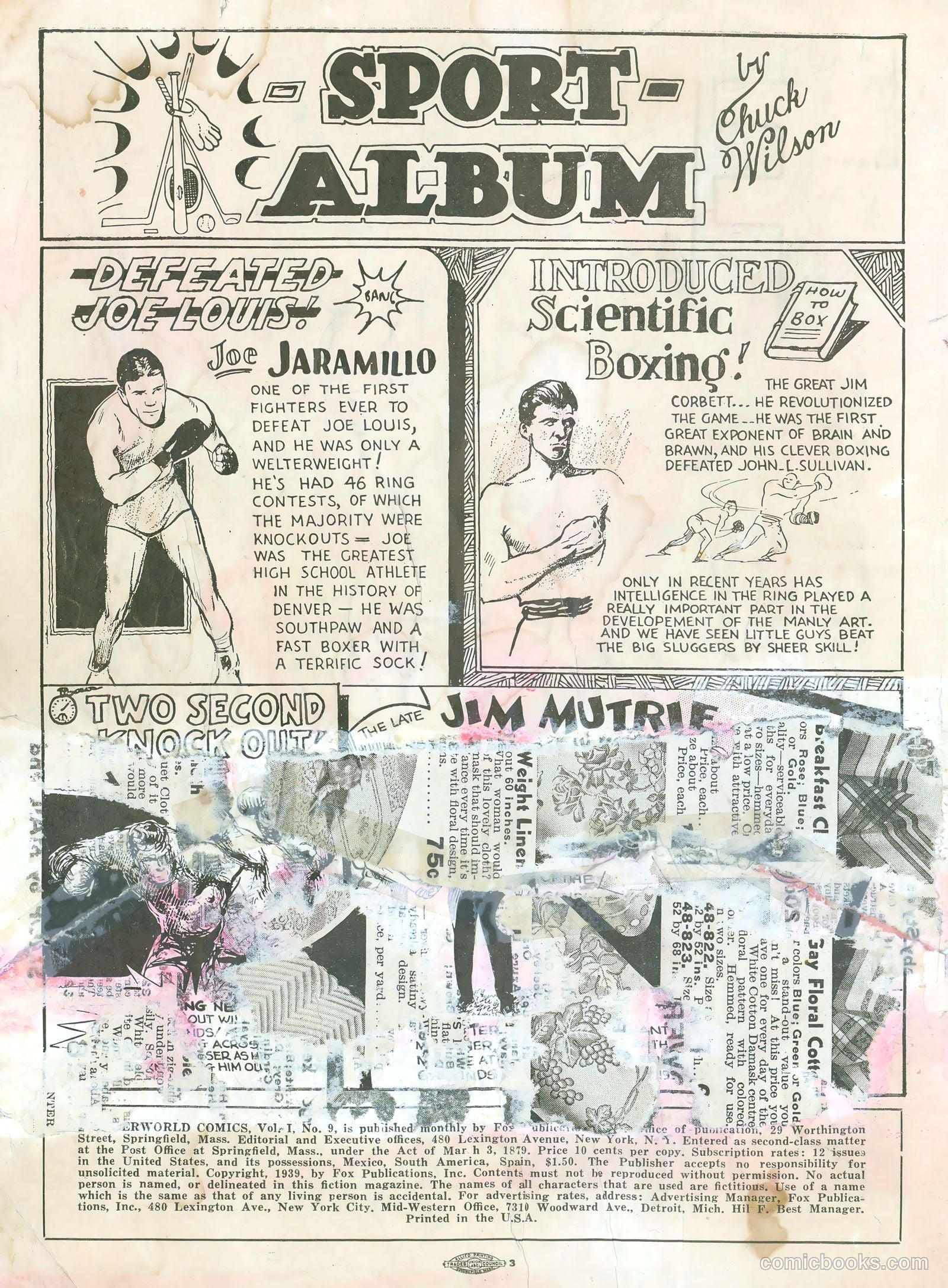 Wonderworld Comics #9 (1940) — page 71 of 71