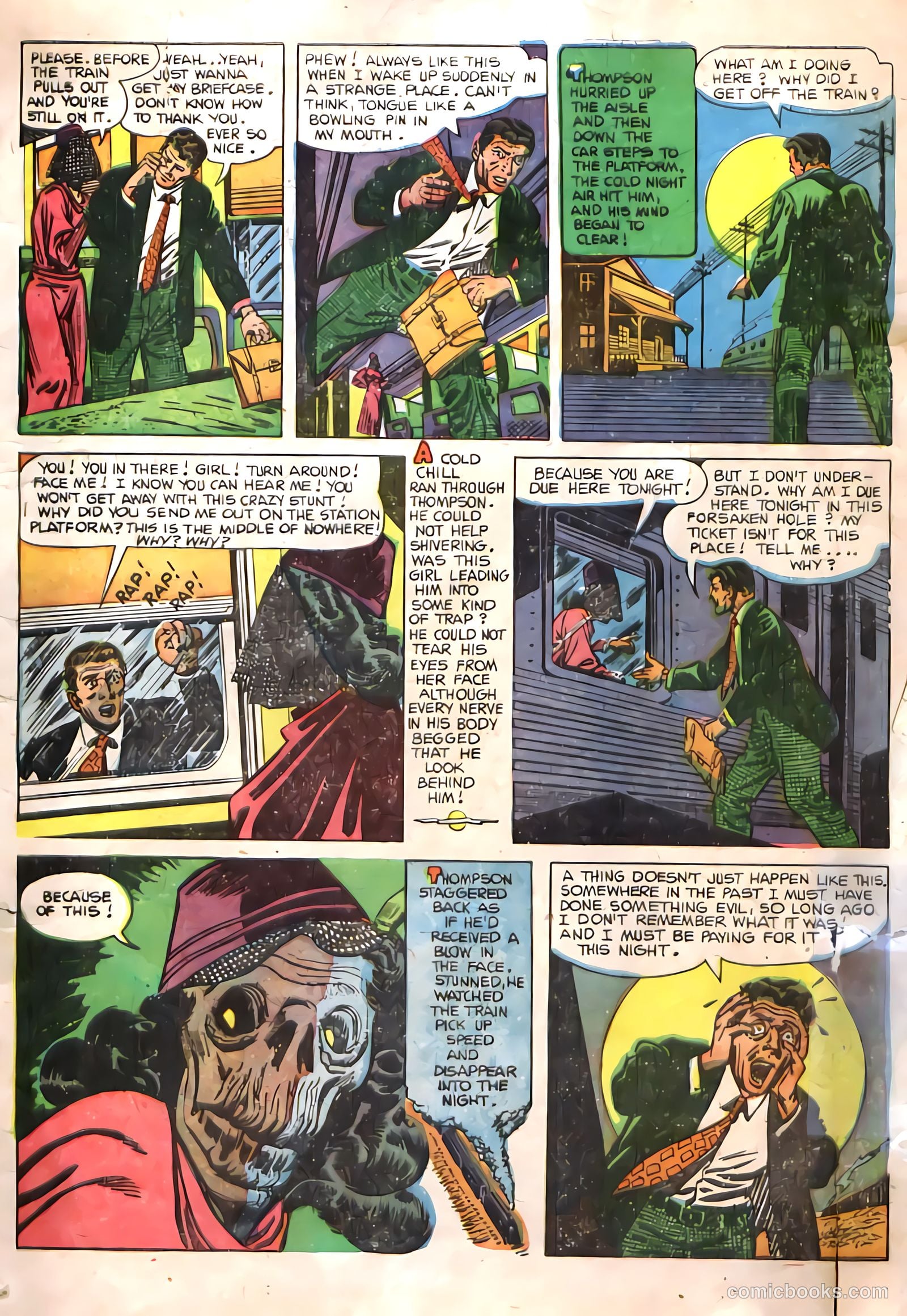Worlds of Fear #2 (1952) — page 3 of 32