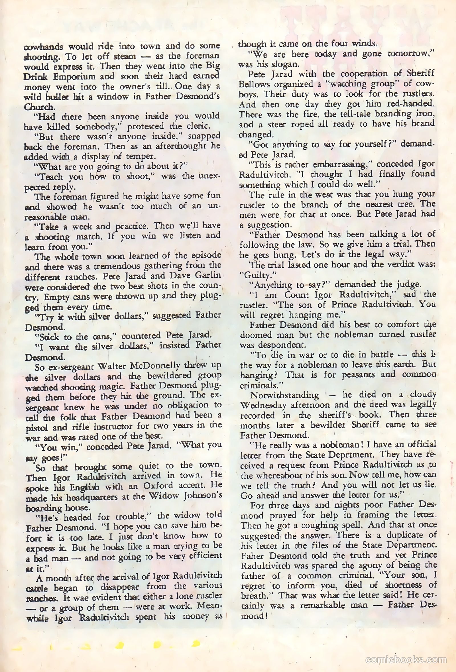 Wyatt Earp #12 — page 27 of 36
