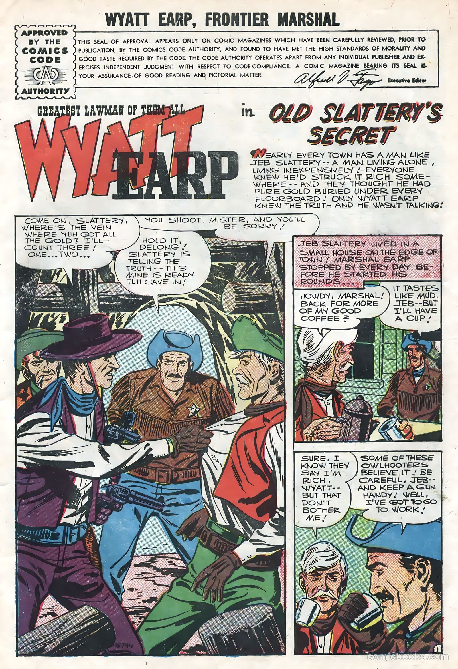 Wyatt Earp #14 (1957) — page 3 of 36