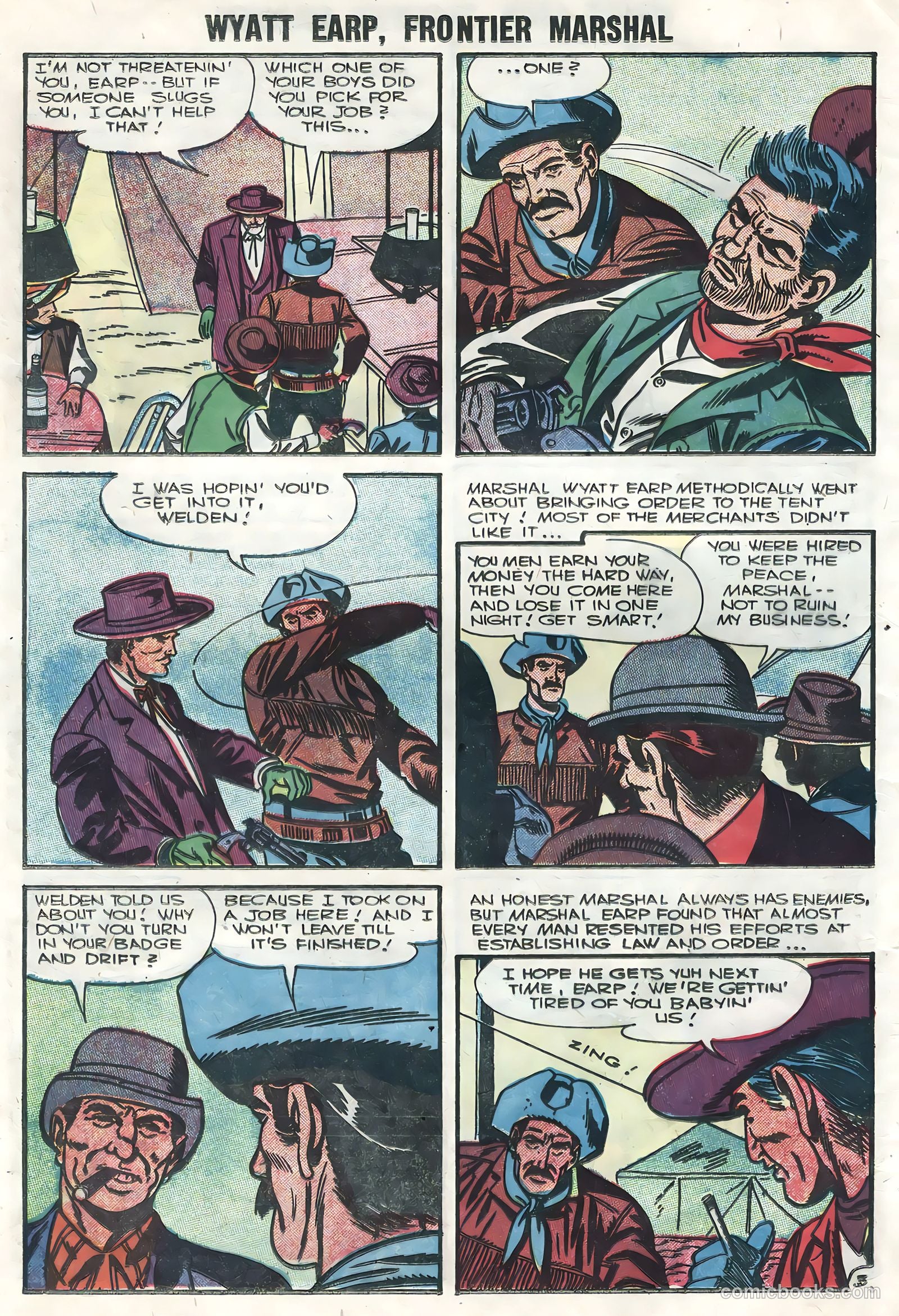 Wyatt Earp #14 (1957) — page 12 of 36