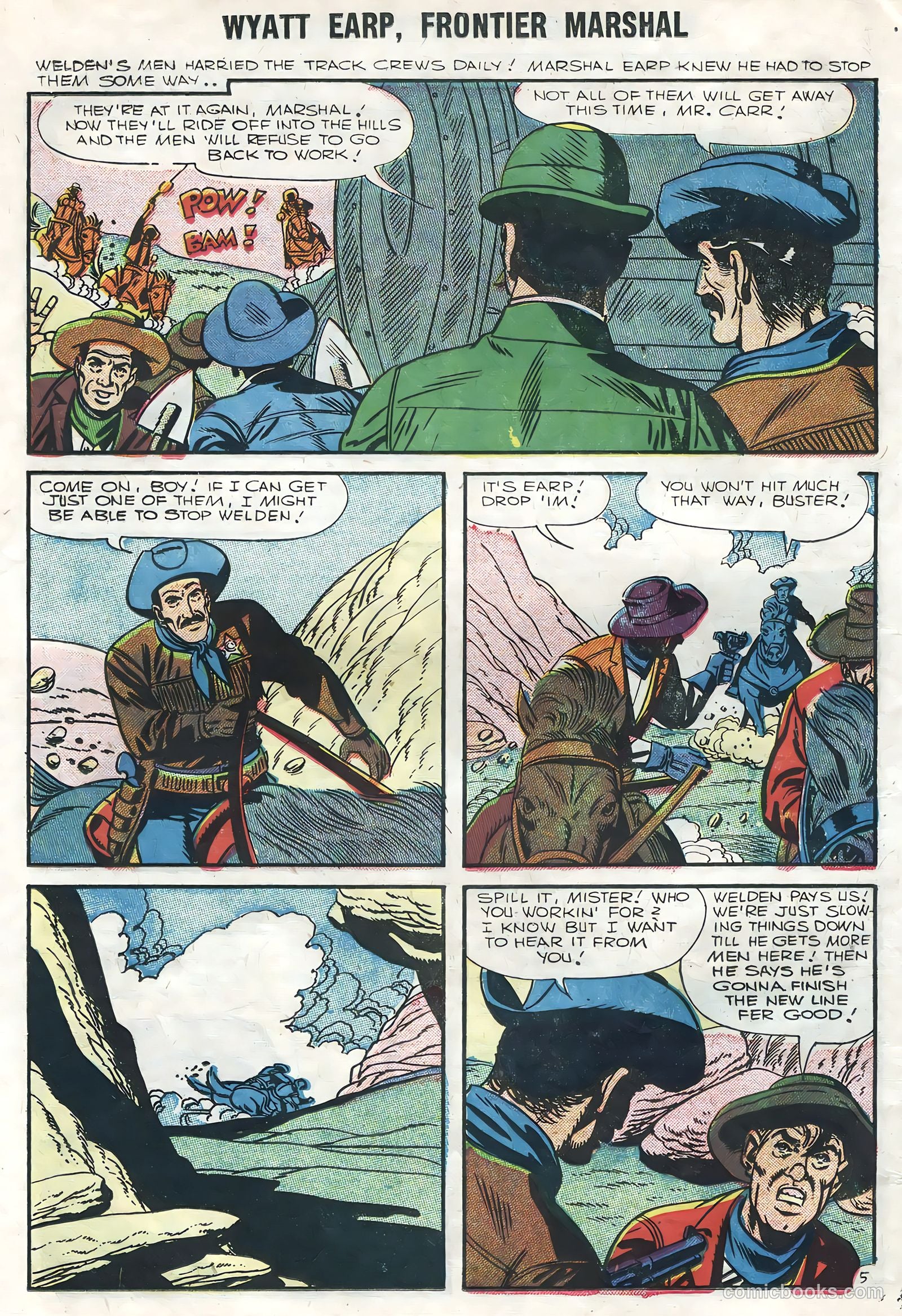 Wyatt Earp #14 (1957) — page 14 of 36