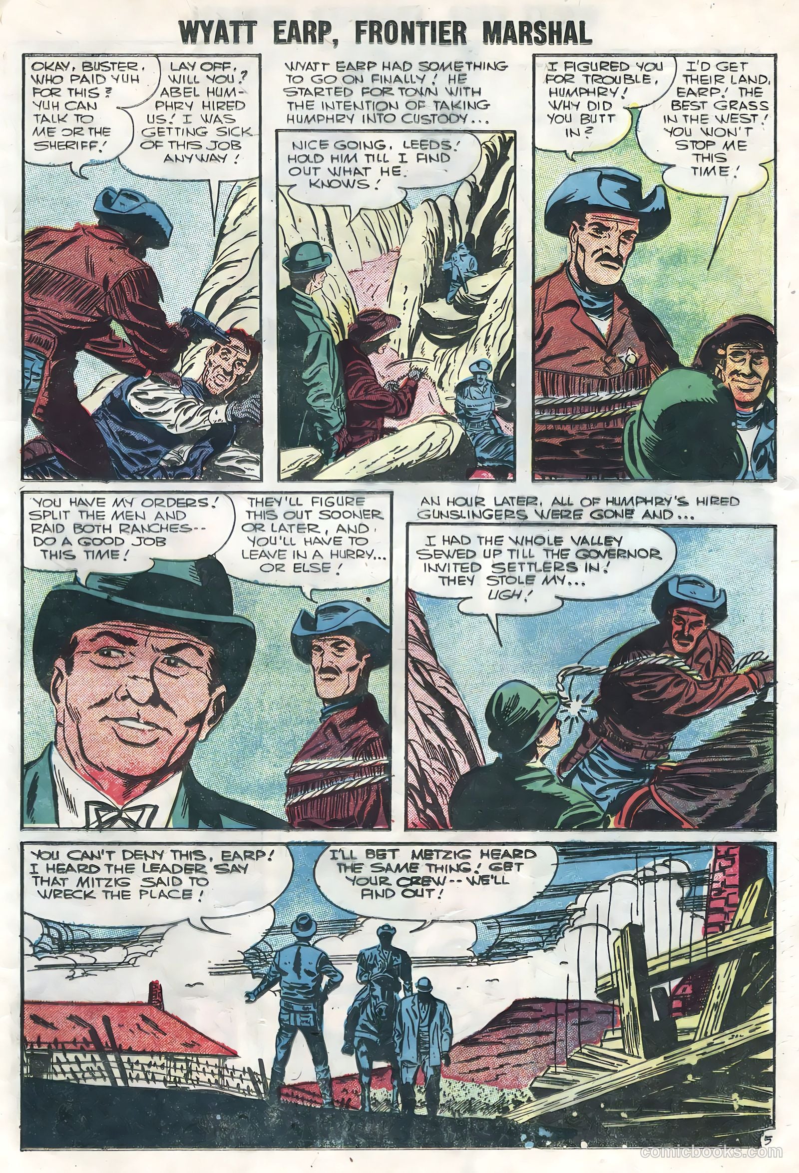 Wyatt Earp #14 (1957) — page 25 of 36