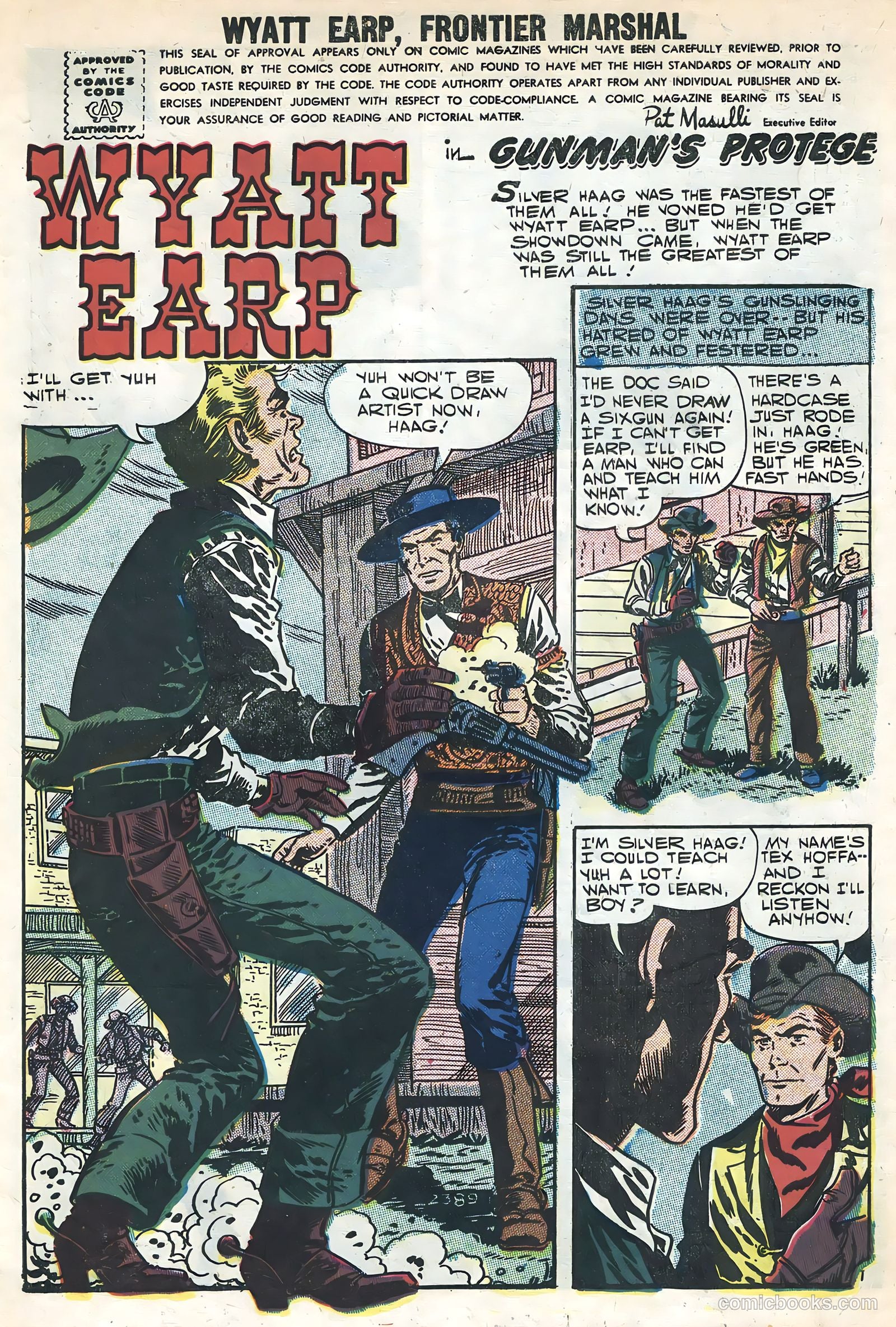 Wyatt Earp #19 (1958, L. Miller & Son) — page 3 of 36