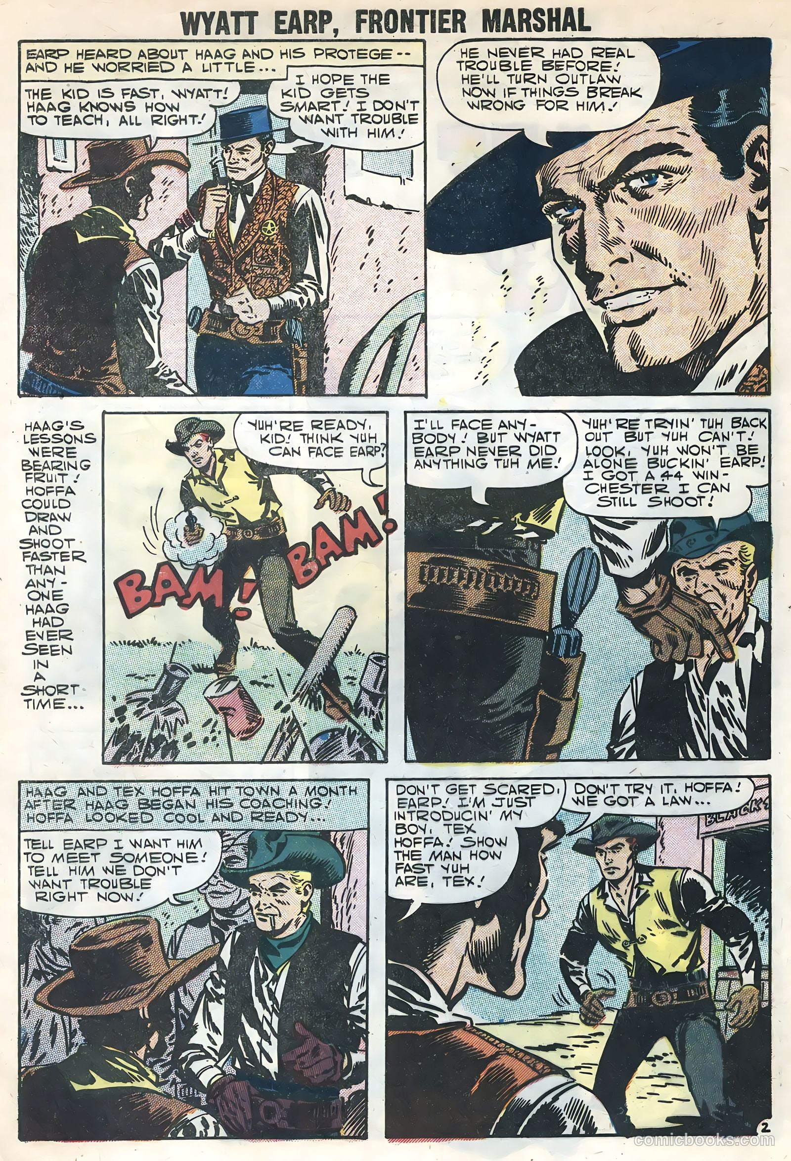 Wyatt Earp #19 (1958, L. Miller & Son) — page 4 of 36