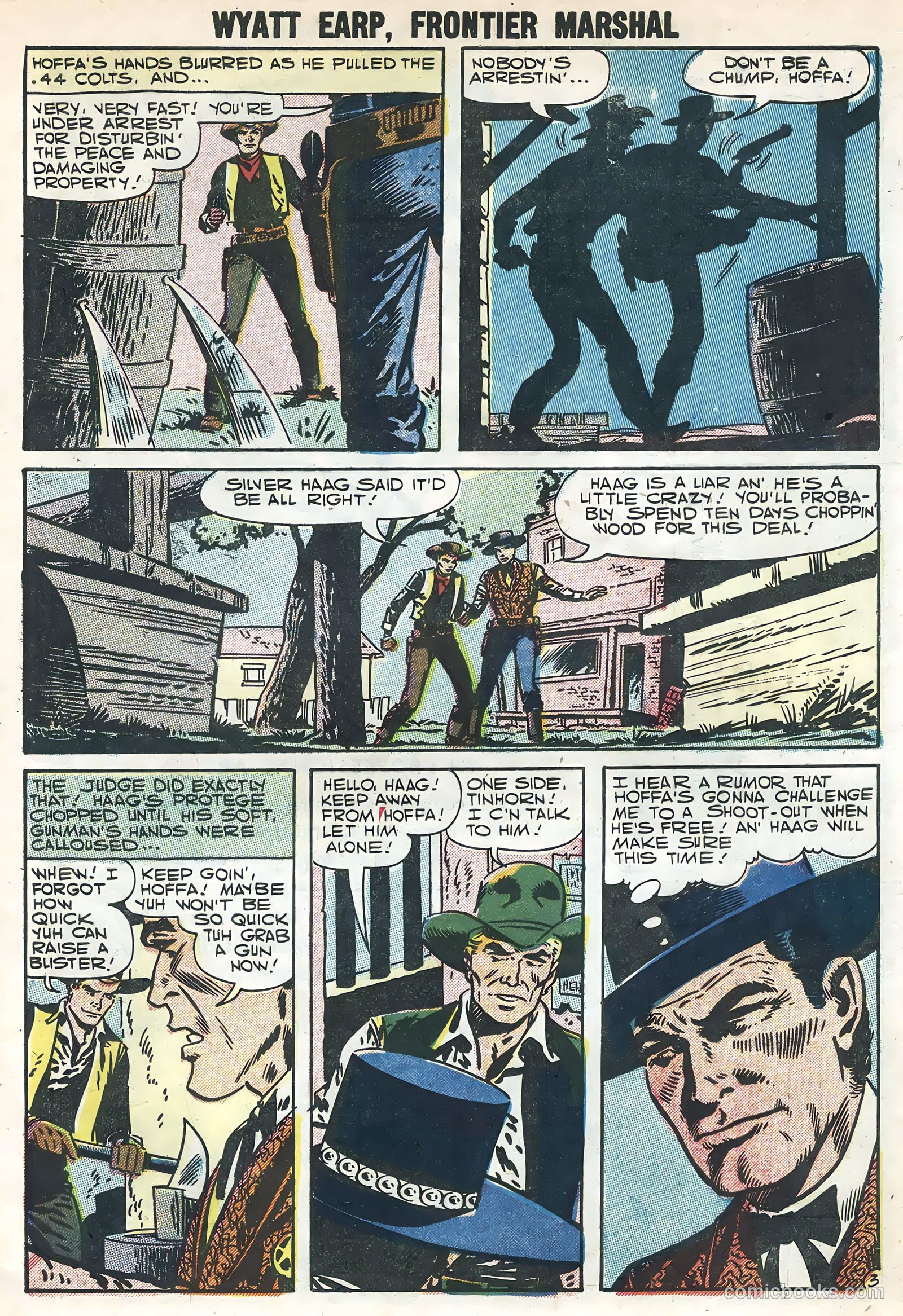Wyatt Earp #19 (1958, L. Miller & Son) — page 5 of 36