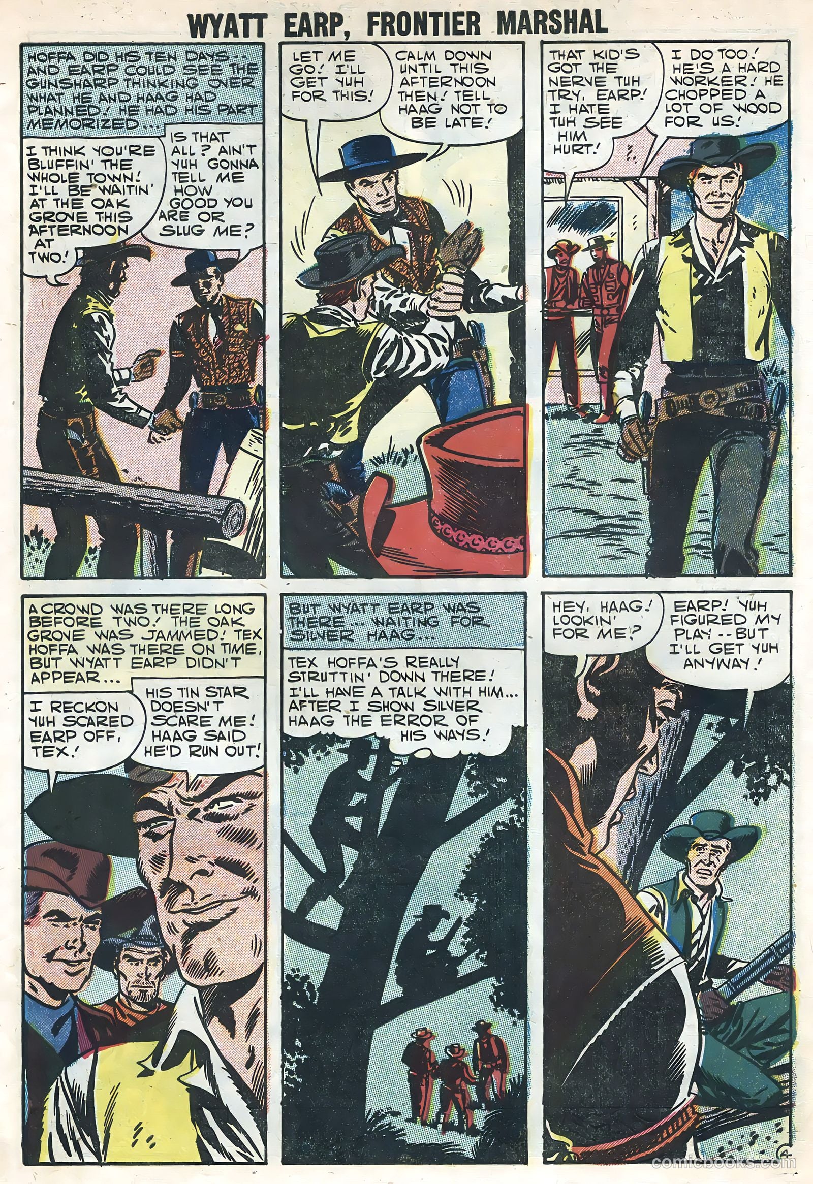 Wyatt Earp #19 (1958, L. Miller & Son) — page 7 of 36