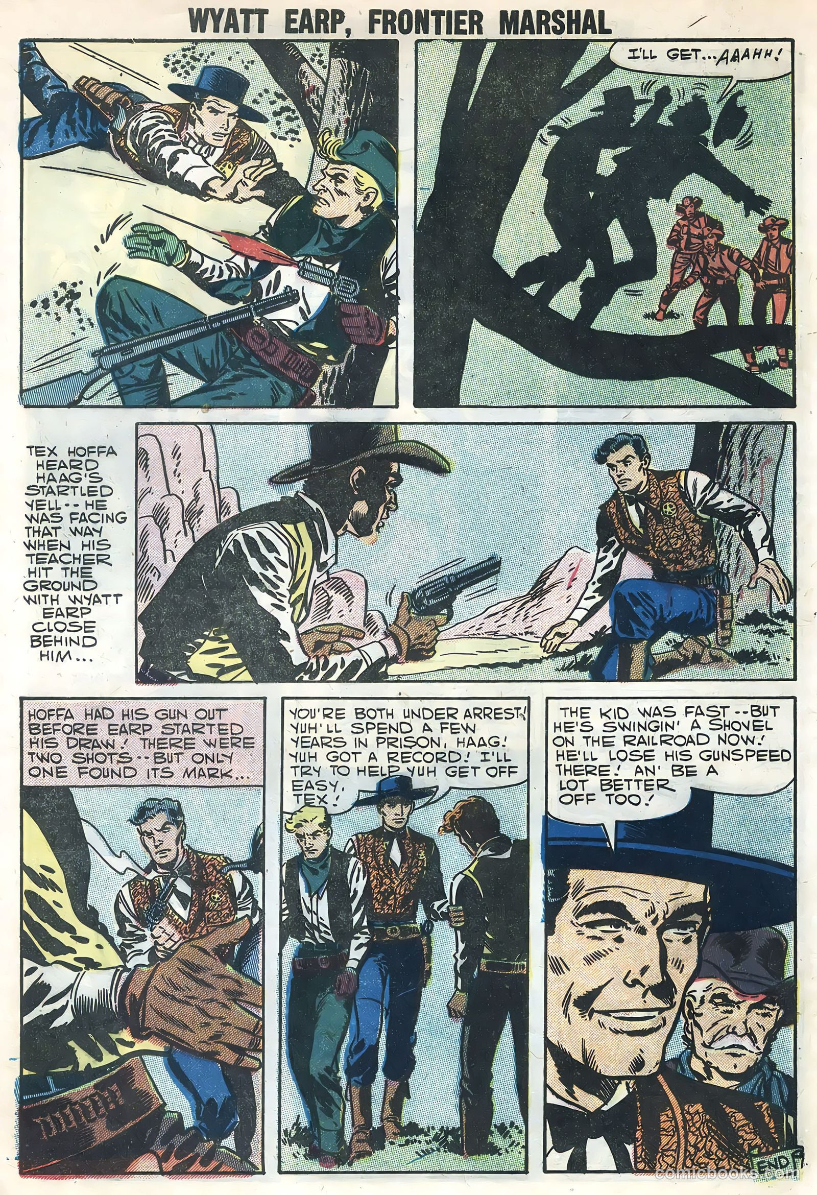 Wyatt Earp #19 (1958, L. Miller & Son) — page 8 of 36