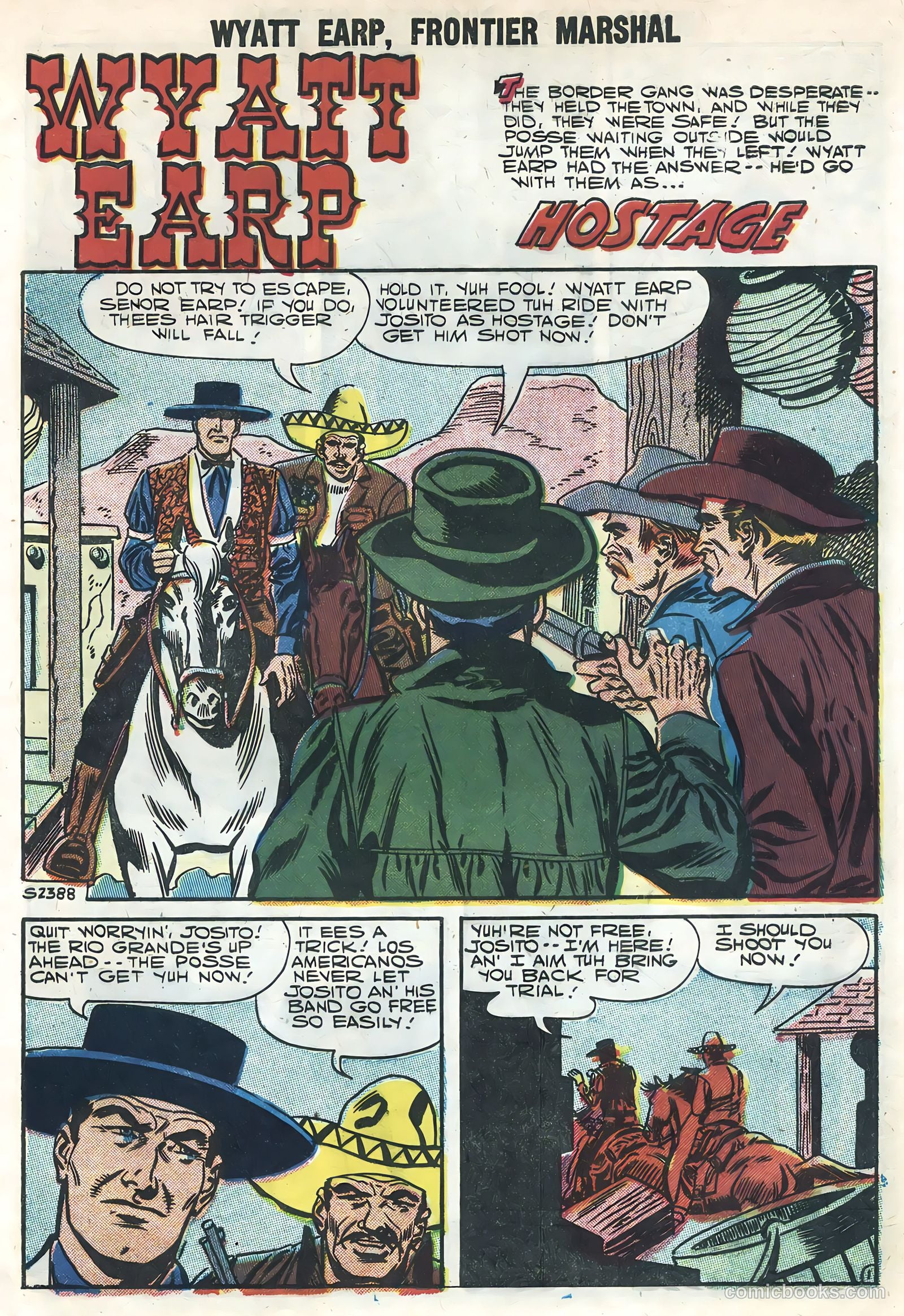 Wyatt Earp #19 (1958, L. Miller & Son) — page 9 of 36