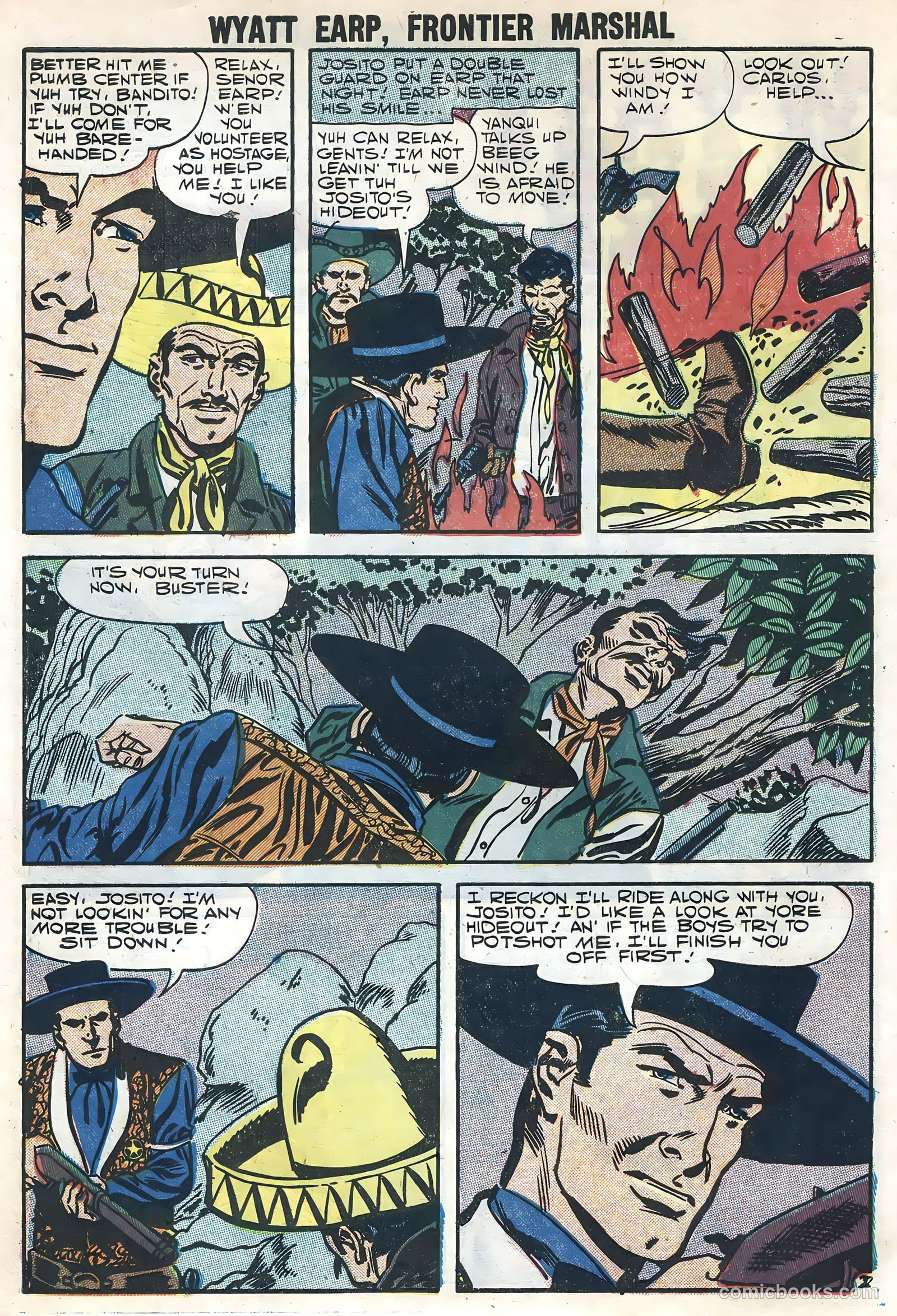 Wyatt Earp #19 (1958, L. Miller & Son) — page 10 of 36