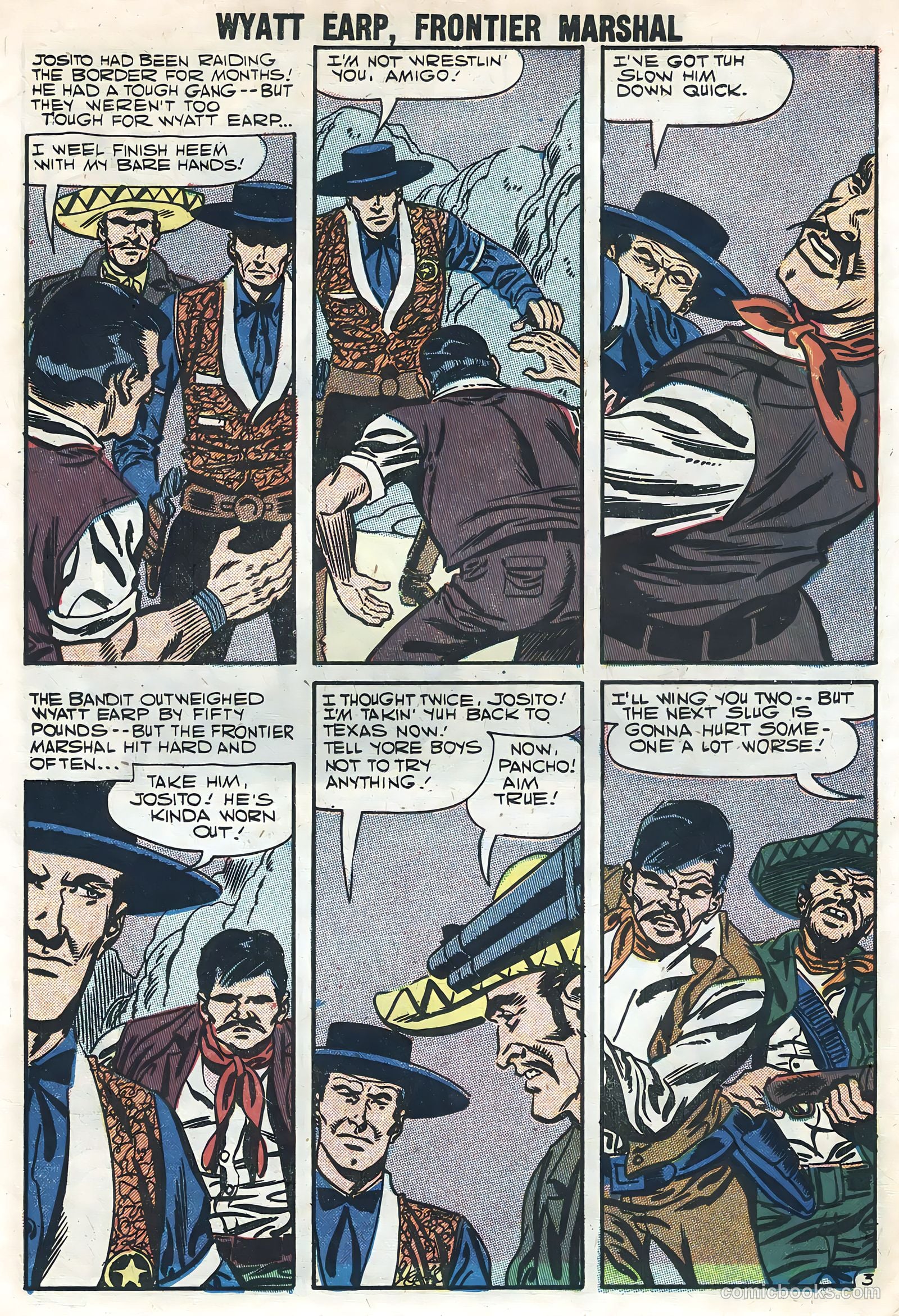 Wyatt Earp #19 (1958, L. Miller & Son) — page 11 of 36