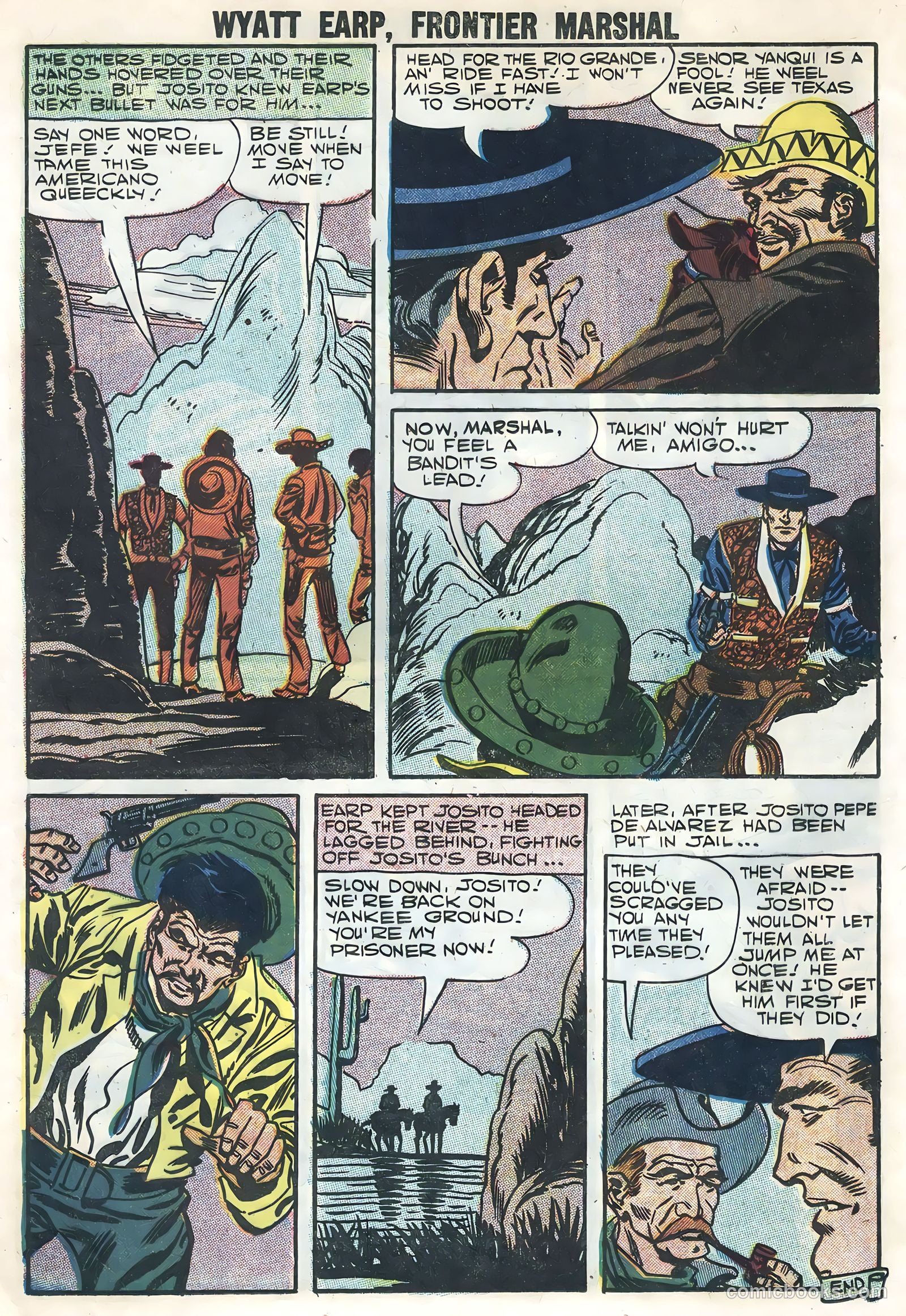 Wyatt Earp #19 (1958, L. Miller & Son) — page 12 of 36