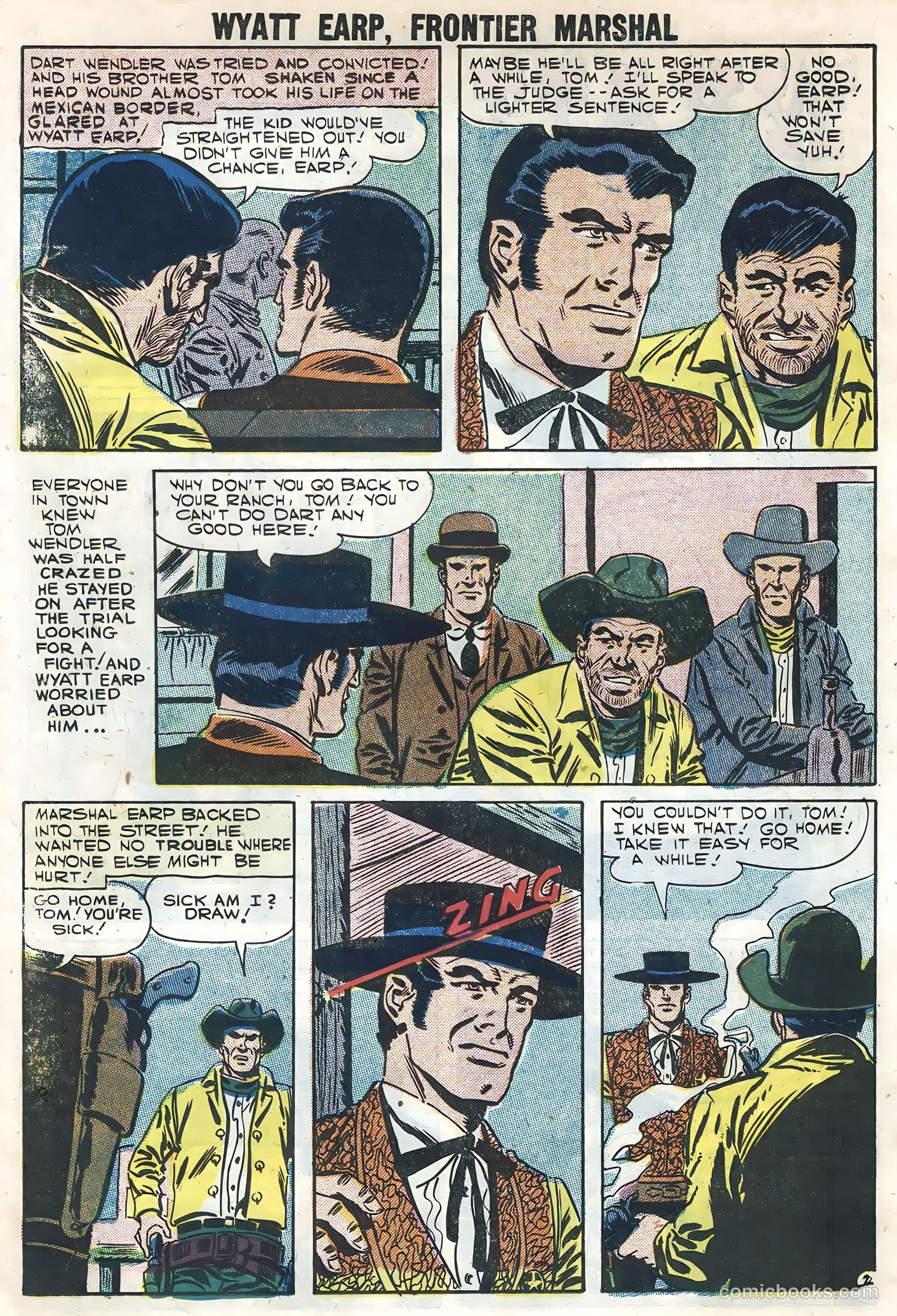 Wyatt Earp #19 (1958, L. Miller & Son) — page 14 of 36