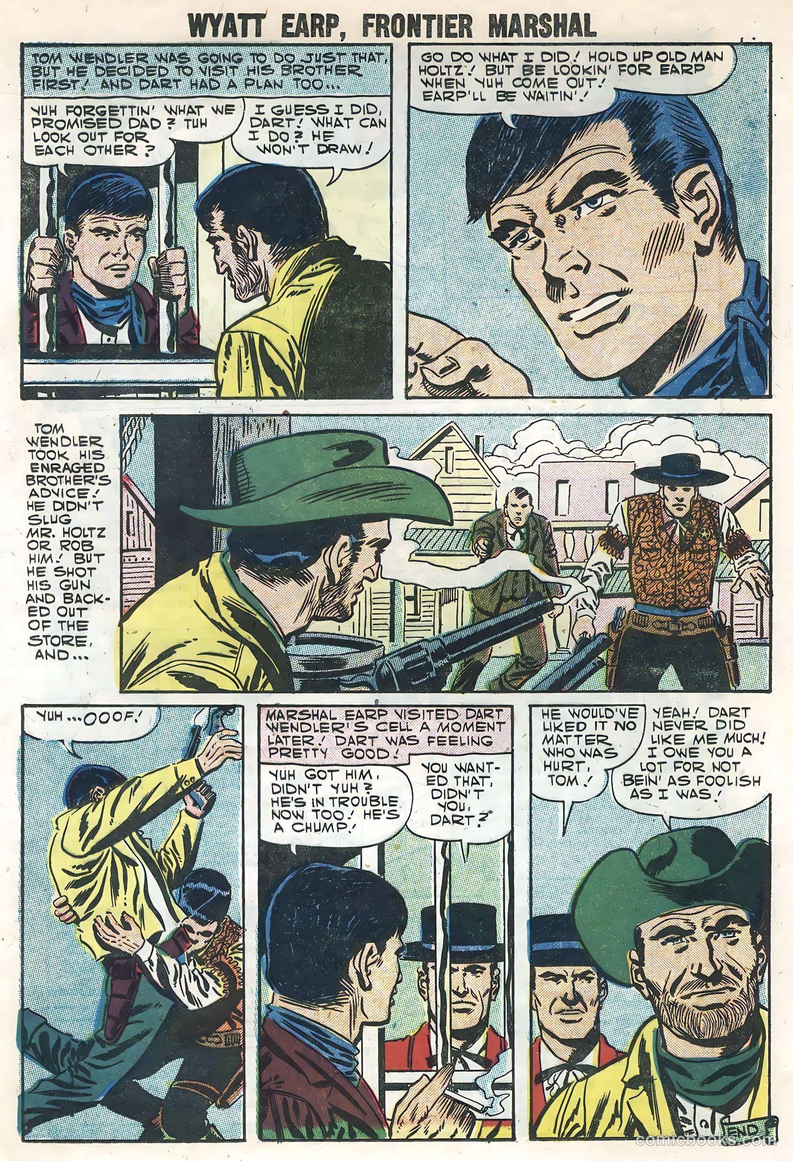 Wyatt Earp #19 (1958, L. Miller & Son) — page 16 of 36