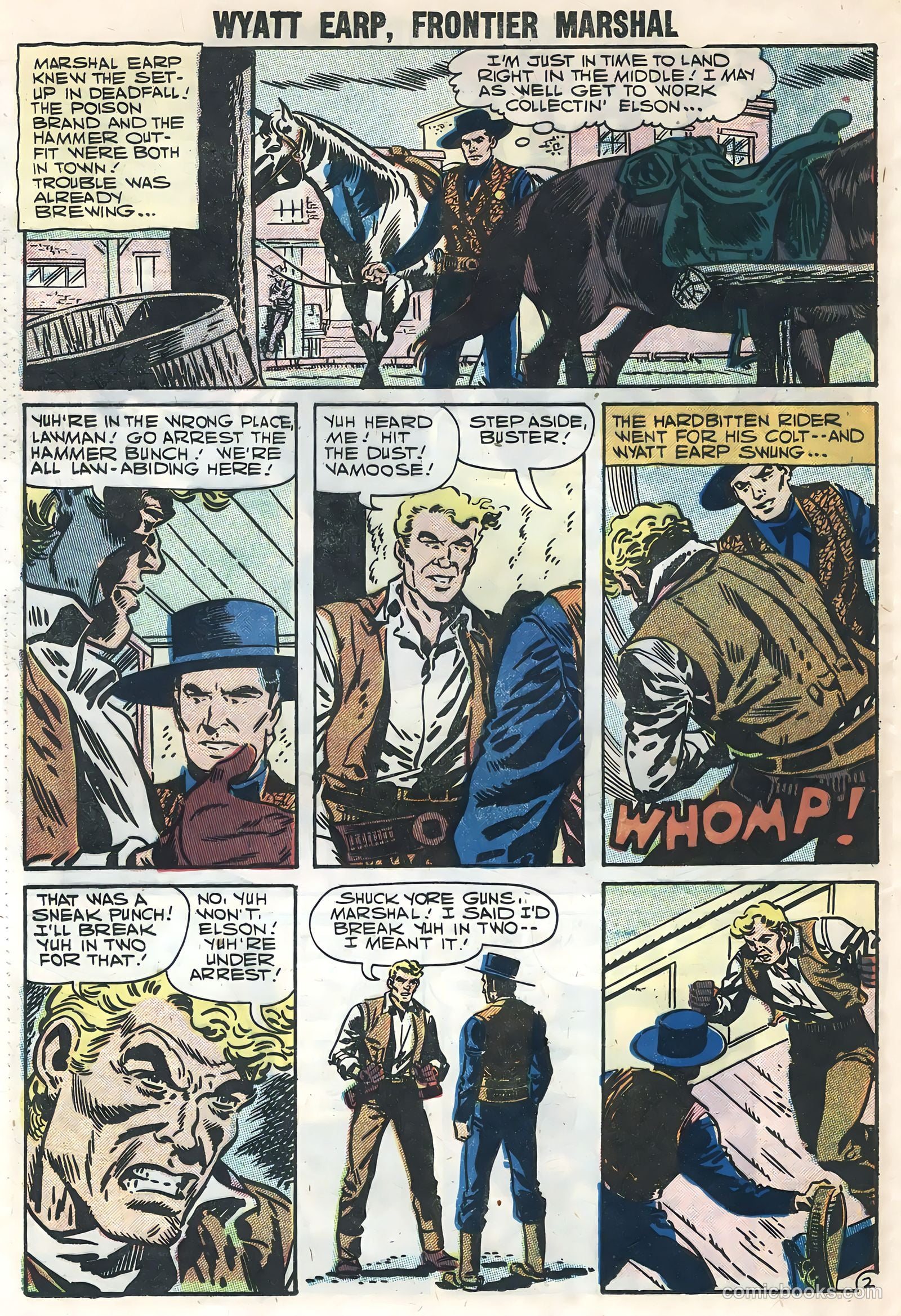 Wyatt Earp #19 (1958, L. Miller & Son) — page 20 of 36