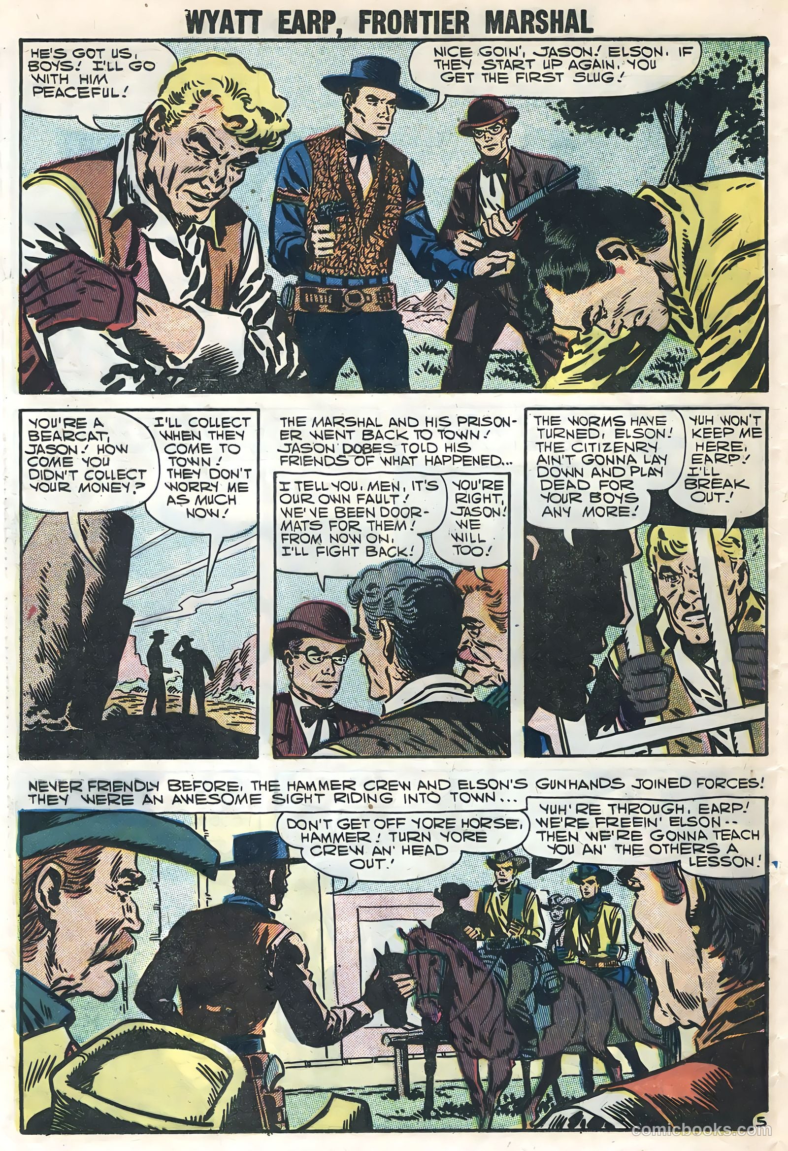 Wyatt Earp #19 (1958, L. Miller & Son) — page 24 of 36