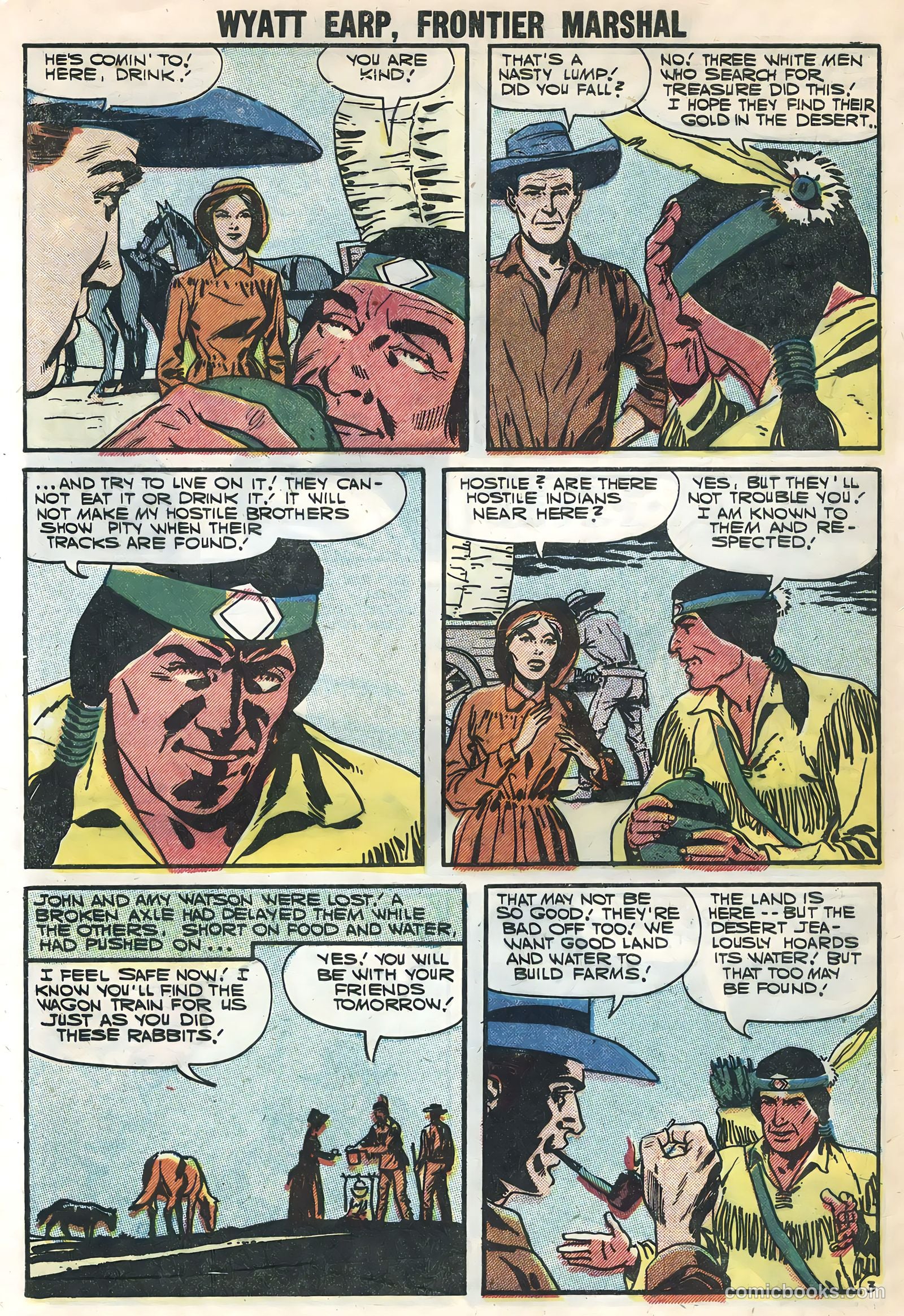 Wyatt Earp #19 (1958, L. Miller & Son) — page 28 of 36
