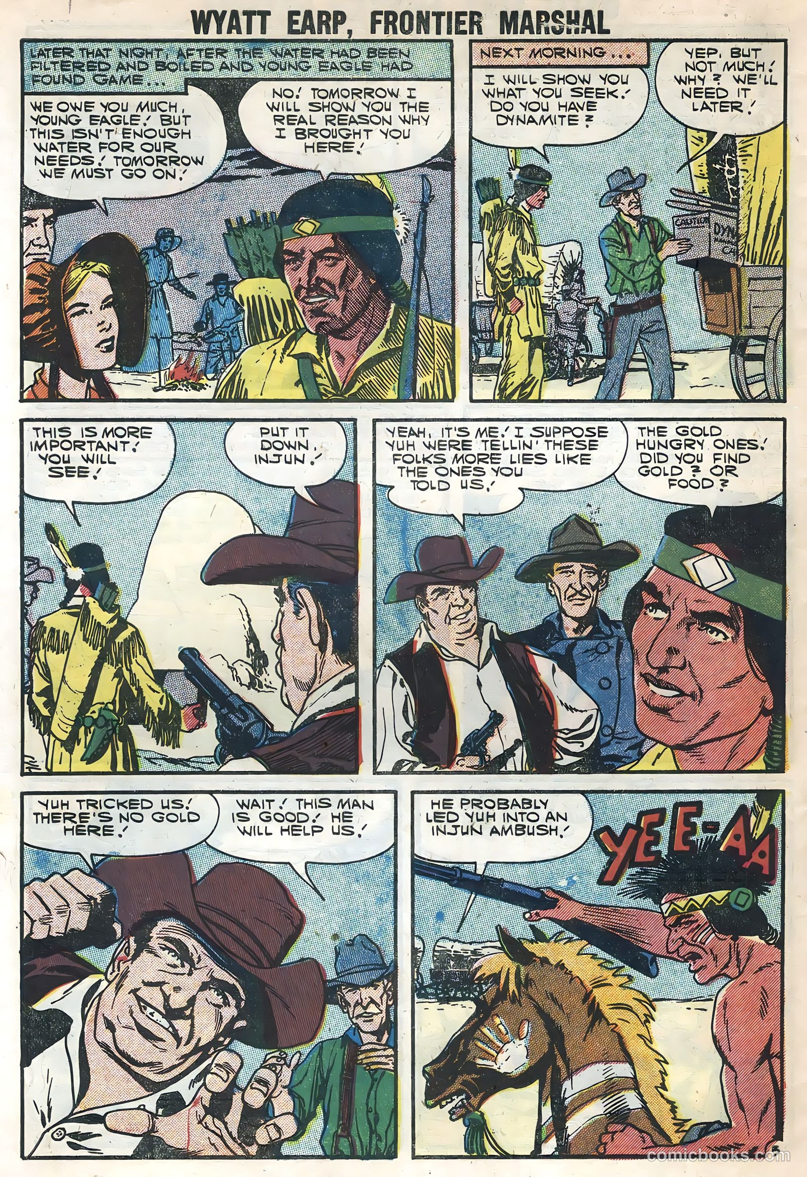Wyatt Earp #19 (1958, L. Miller & Son) — page 30 of 36