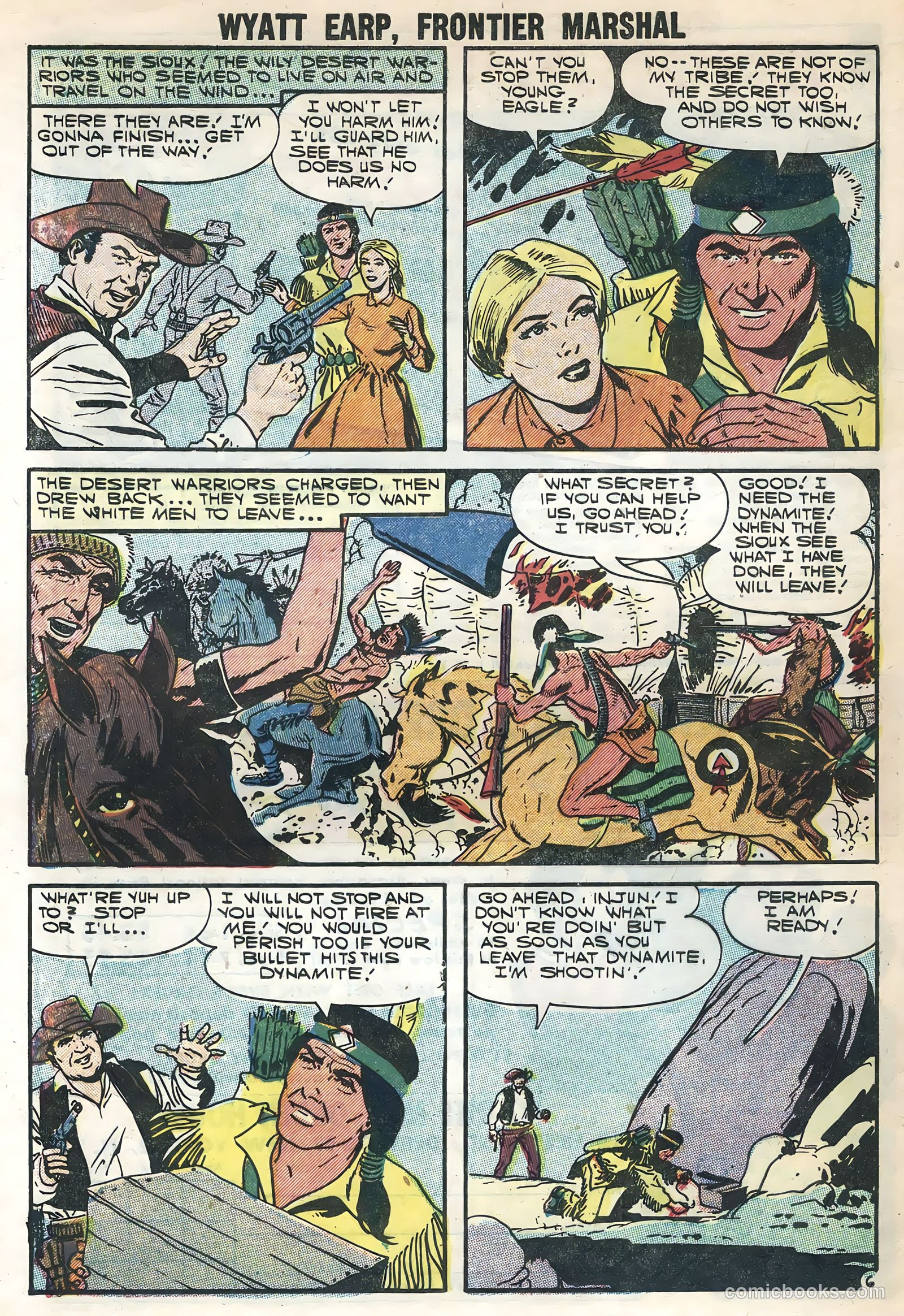 Wyatt Earp #19 (1958, L. Miller & Son) — page 32 of 36