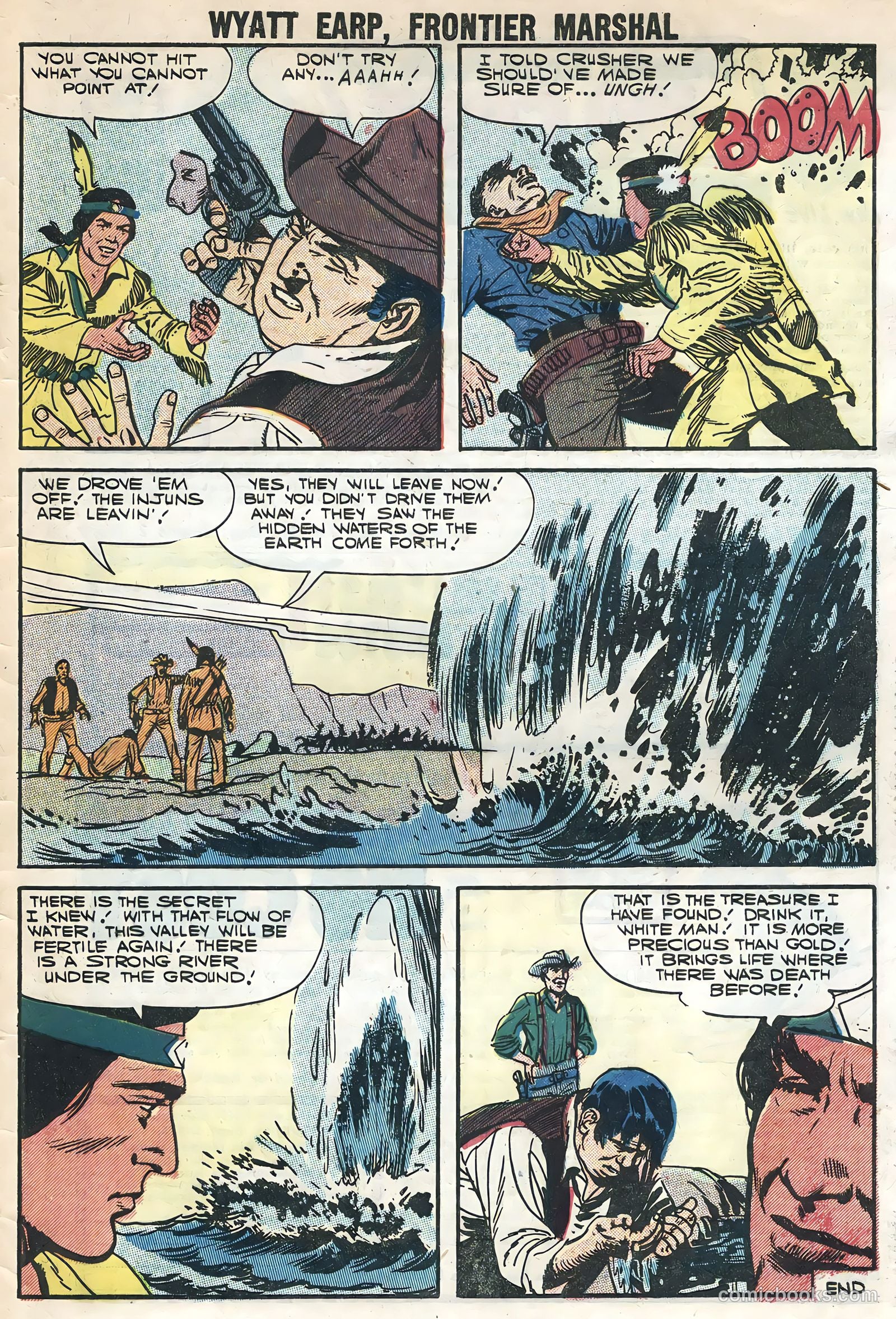 Wyatt Earp #19 (1958, L. Miller & Son) — page 33 of 36