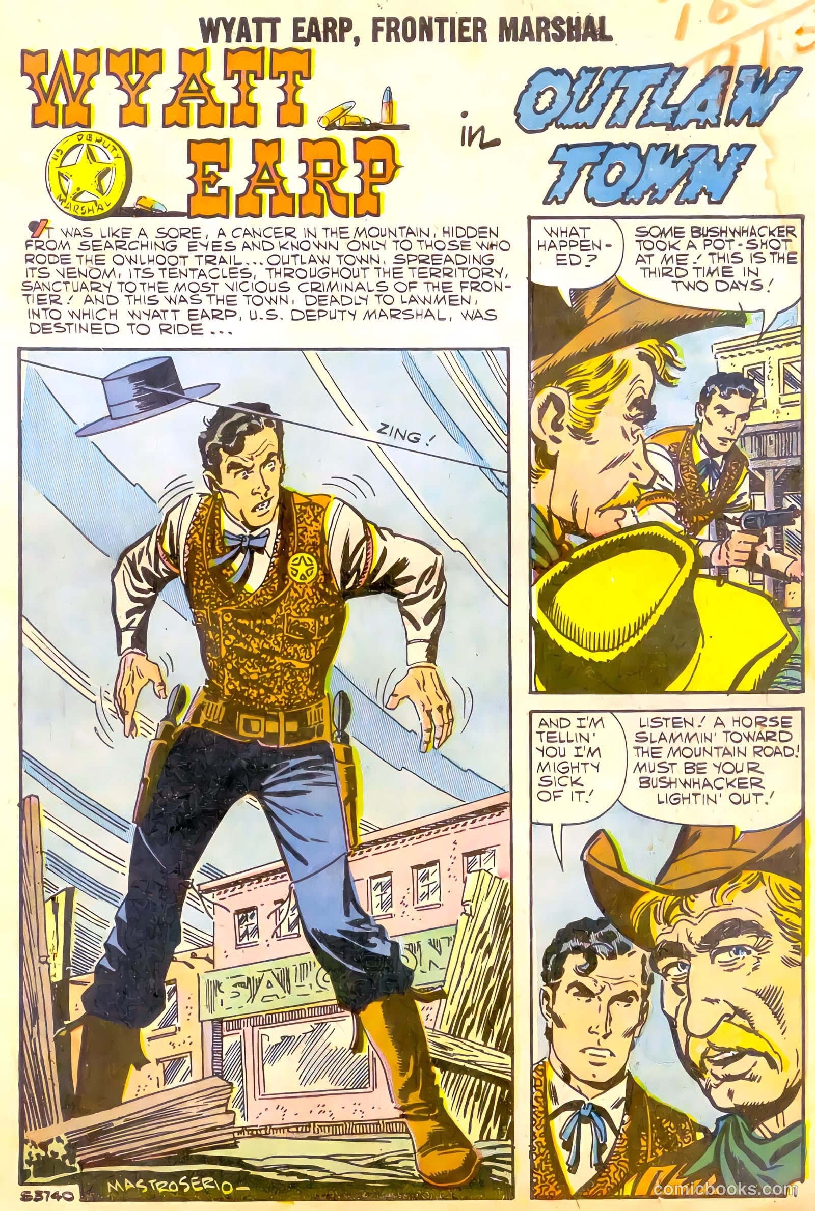 Wyatt Earp #22 (1958) — page 3 of 36