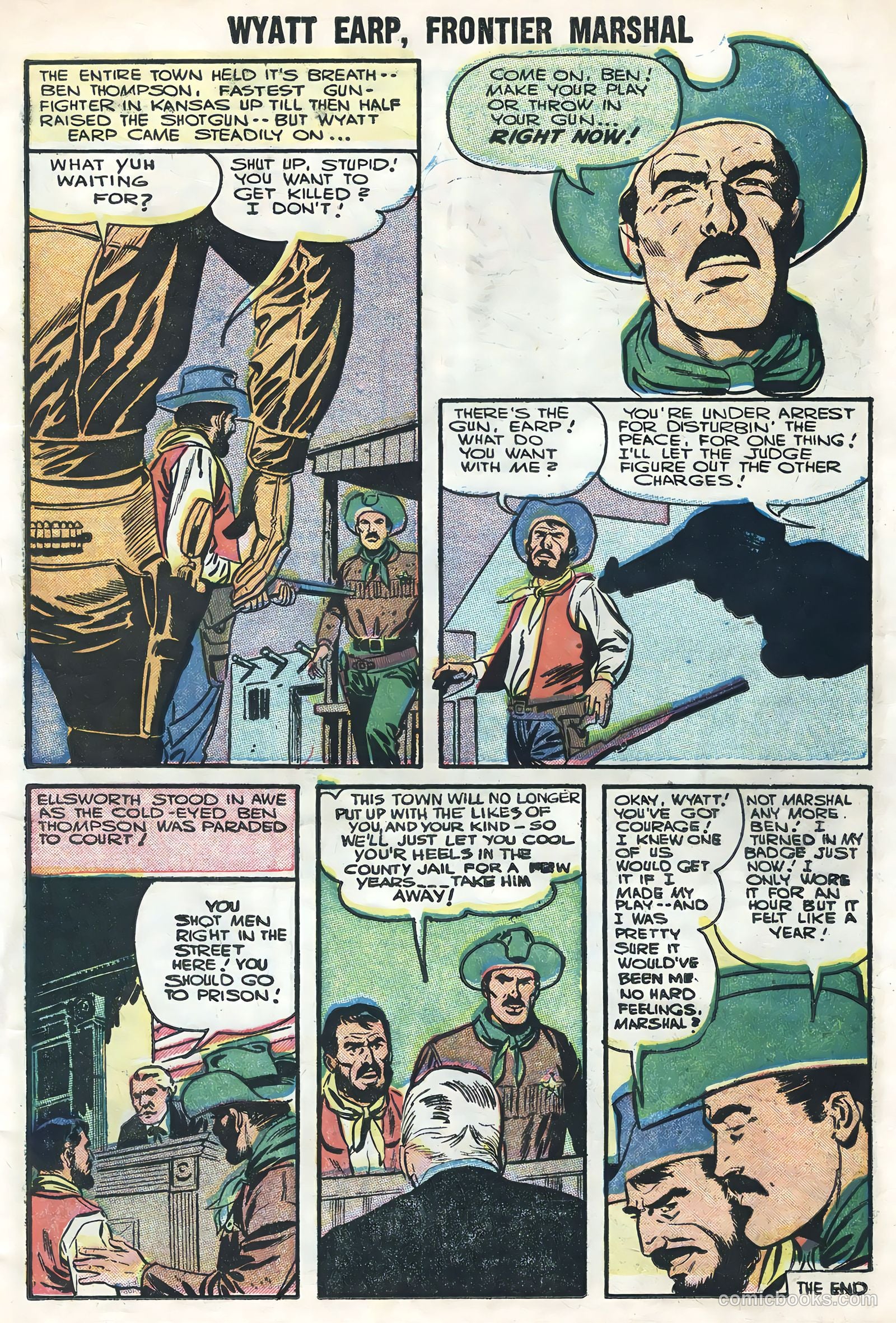 Wyatt Earp, Frontier Marshal #12 (1956) — page 11 of 36
