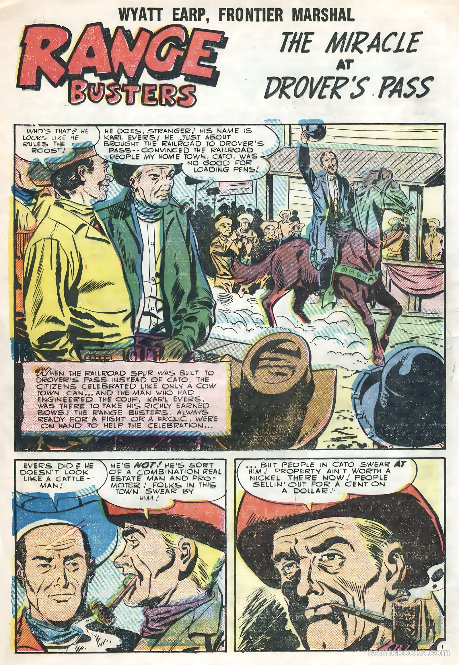 Wyatt Earp, Frontier Marshal #12 (1956) — page 20 of 36