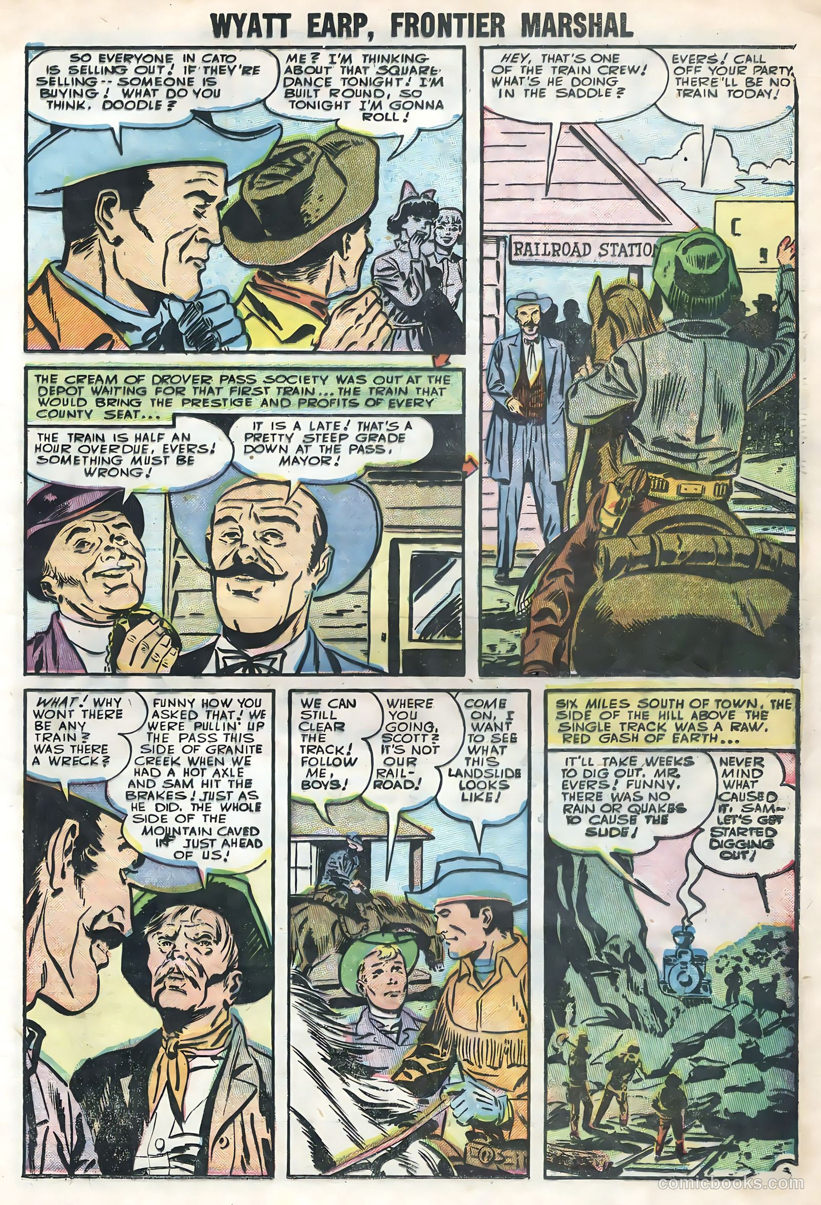 Wyatt Earp, Frontier Marshal #12 (1956) — page 21 of 36