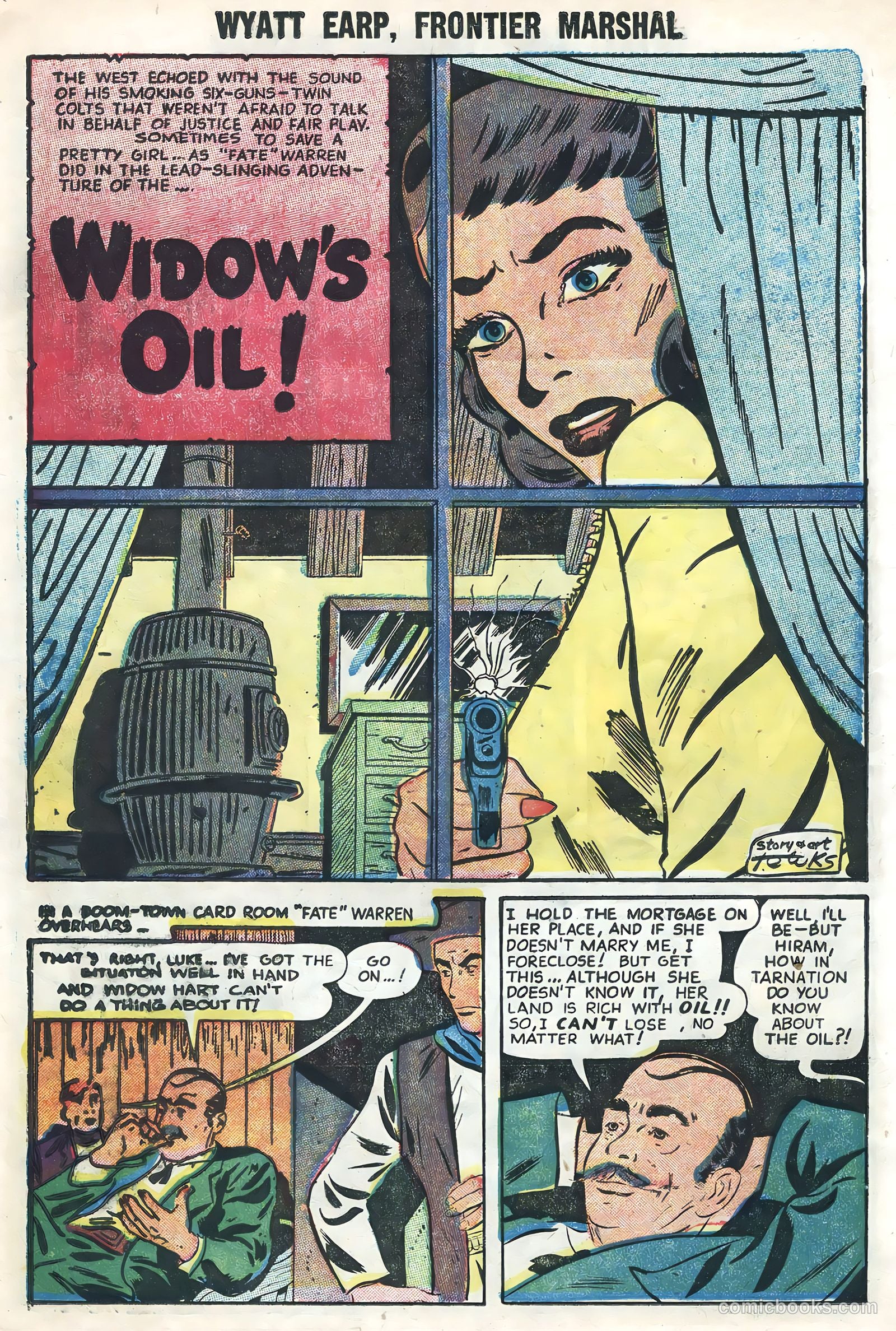 Wyatt Earp, Frontier Marshal #12 (1956) — page 26 of 36