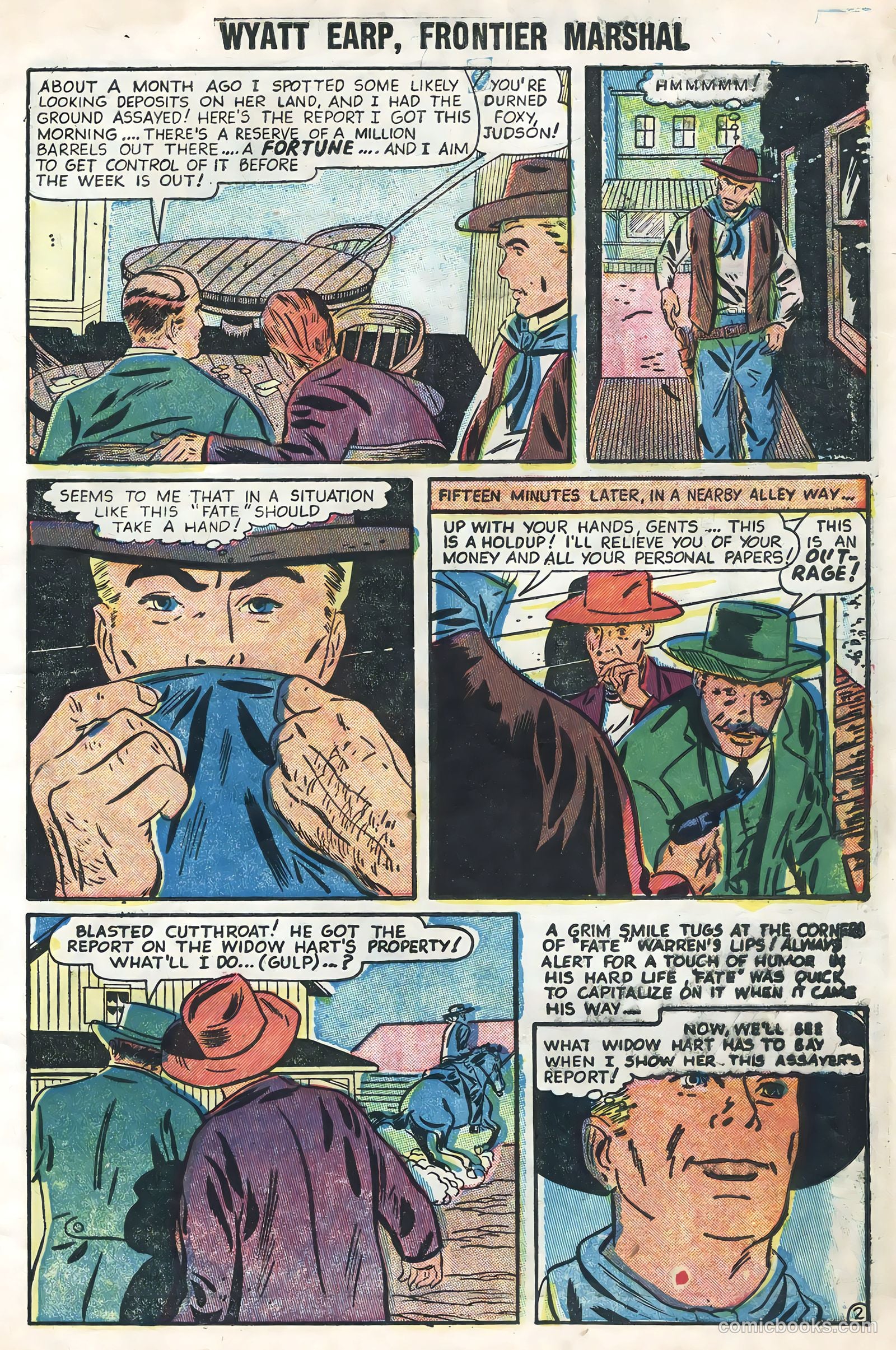 Wyatt Earp, Frontier Marshal #12 (1956) — page 27 of 36