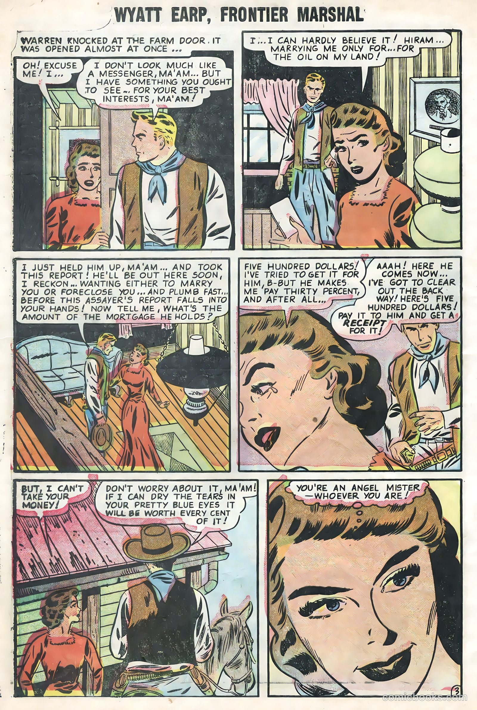 Wyatt Earp, Frontier Marshal #12 (1956) — page 28 of 36