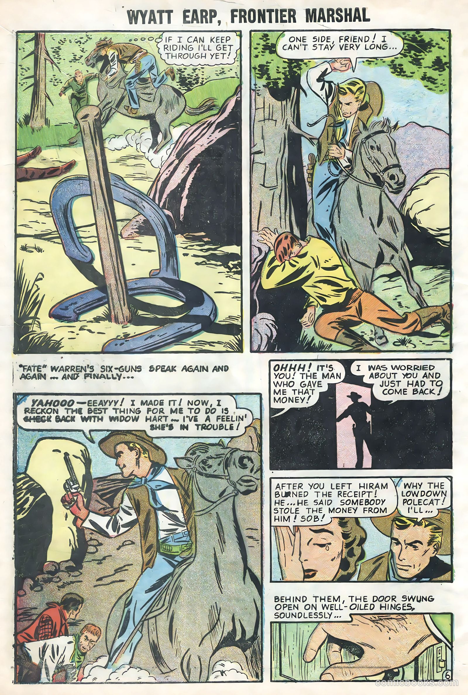 Wyatt Earp, Frontier Marshal #12 (1956) — page 32 of 36
