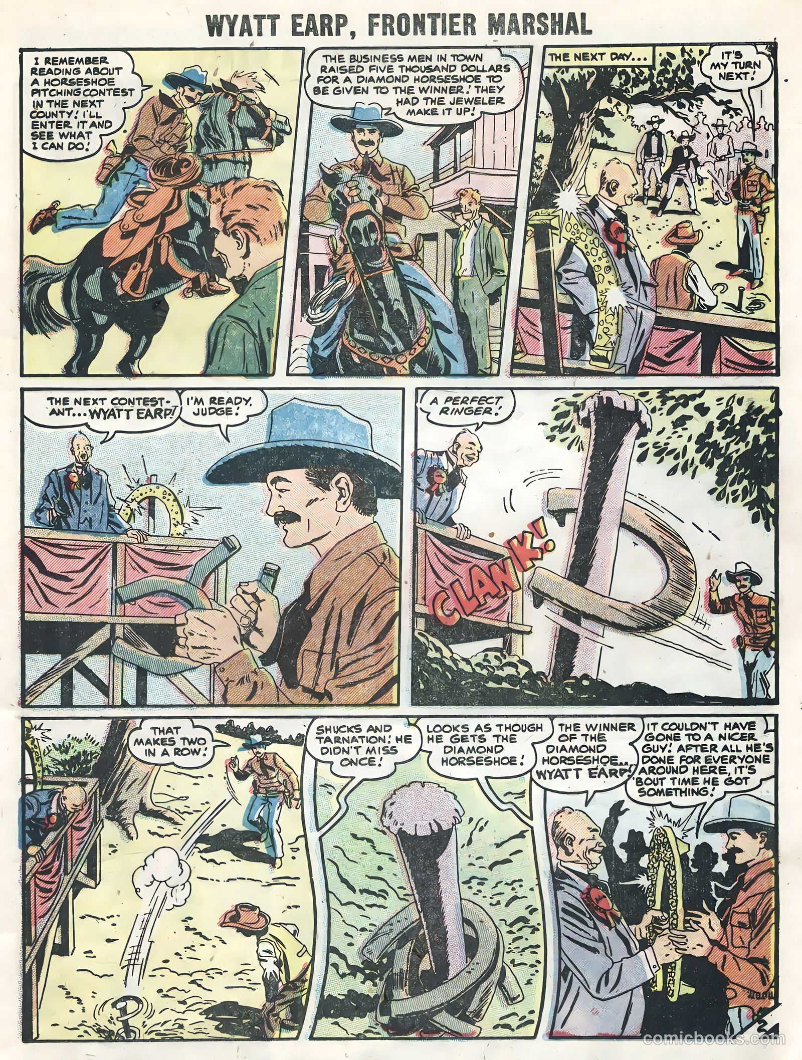 Wyatt Earp, Frontier Marshal #13 (1956) — page 13 of 36