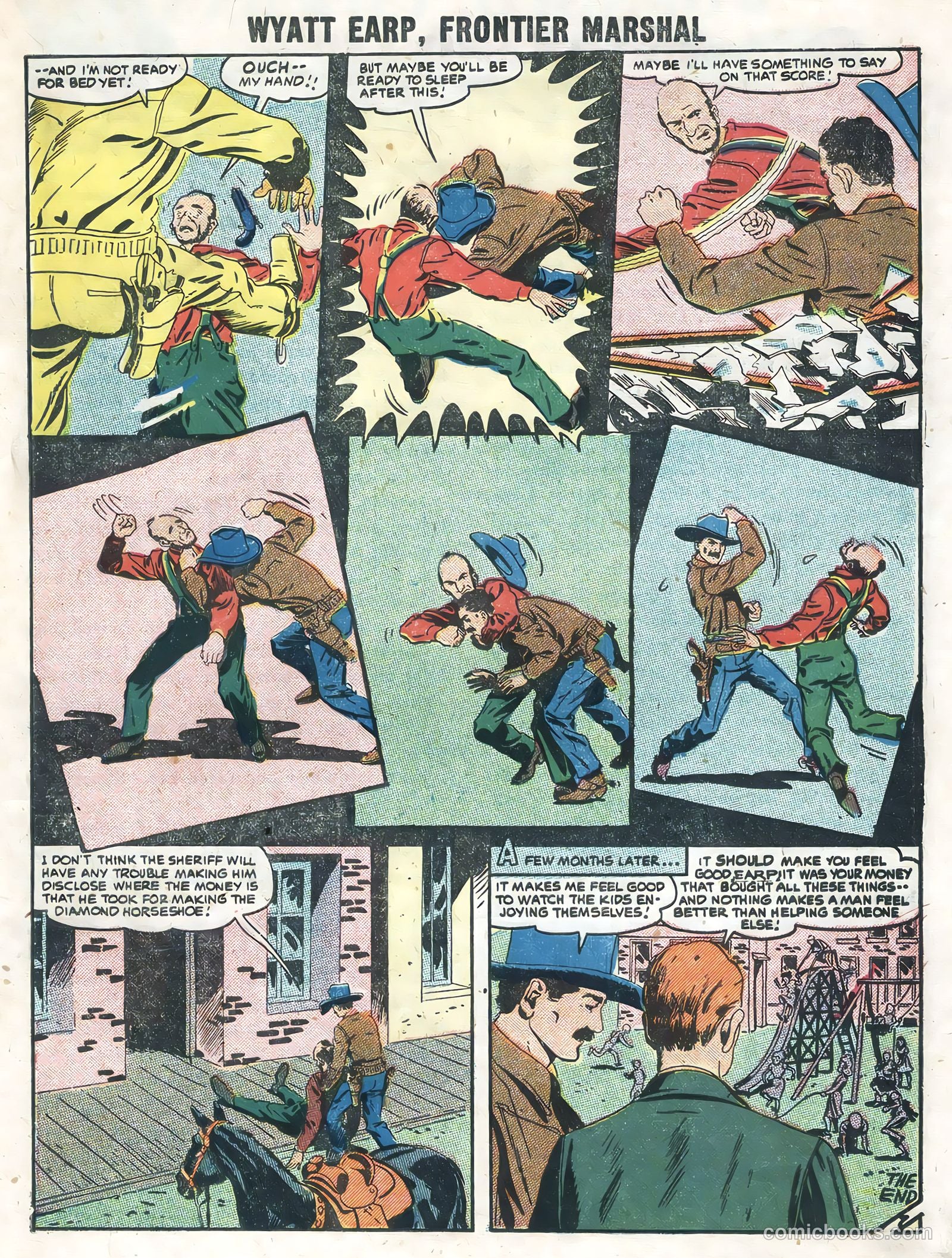 Wyatt Earp, Frontier Marshal #13 (1956) — page 19 of 36