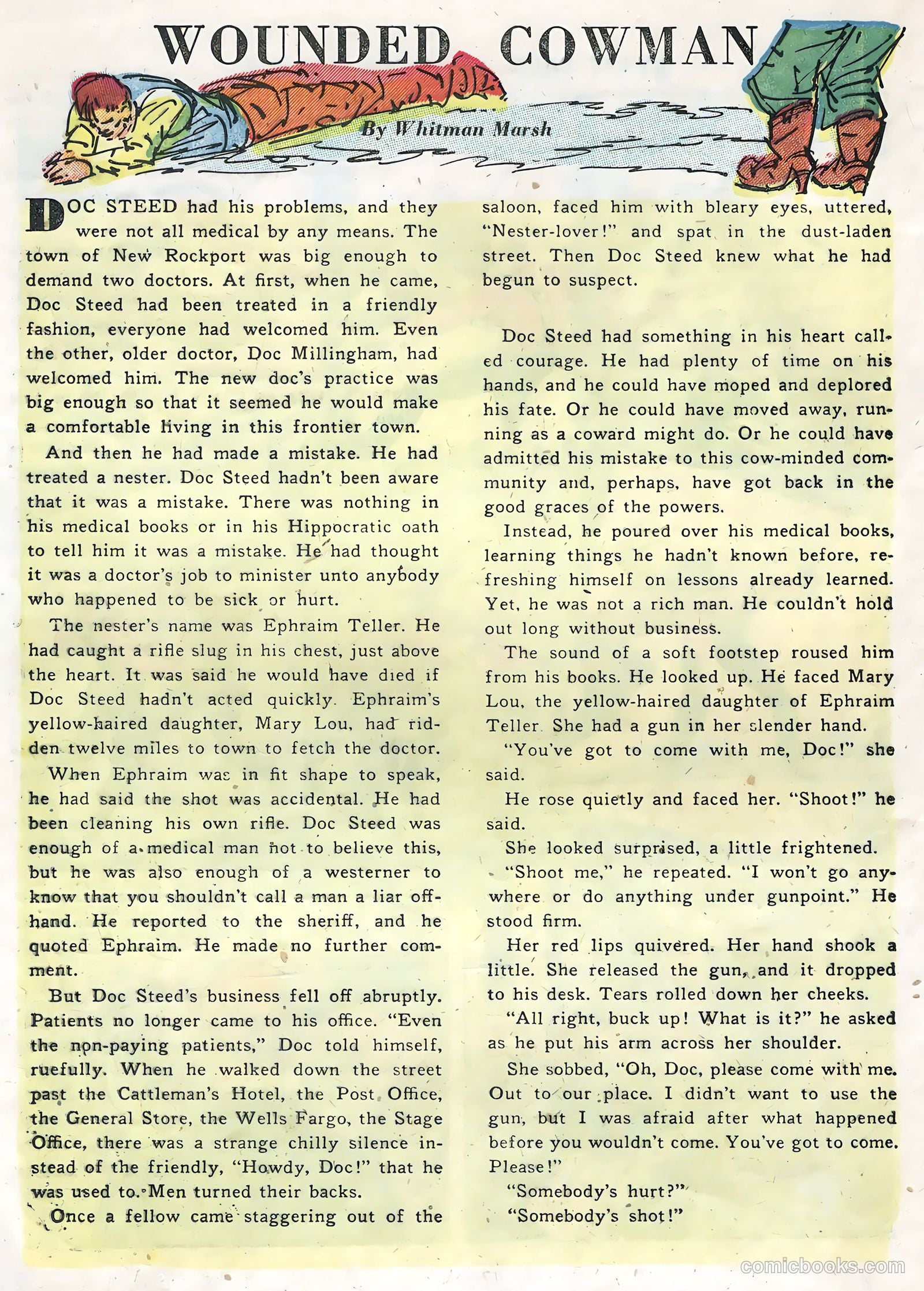 Wyatt Earp, Frontier Marshal #13 (1956) — page 20 of 36