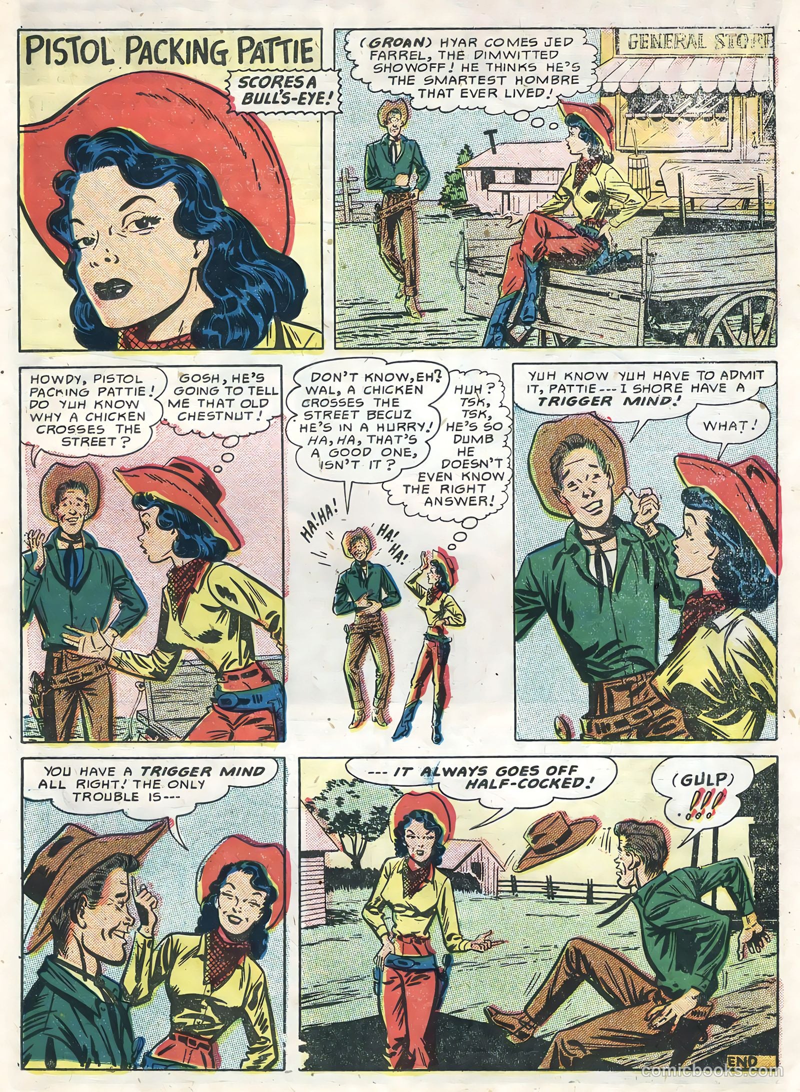 Wyatt Earp, Frontier Marshal #13 (1956) — page 23 of 36