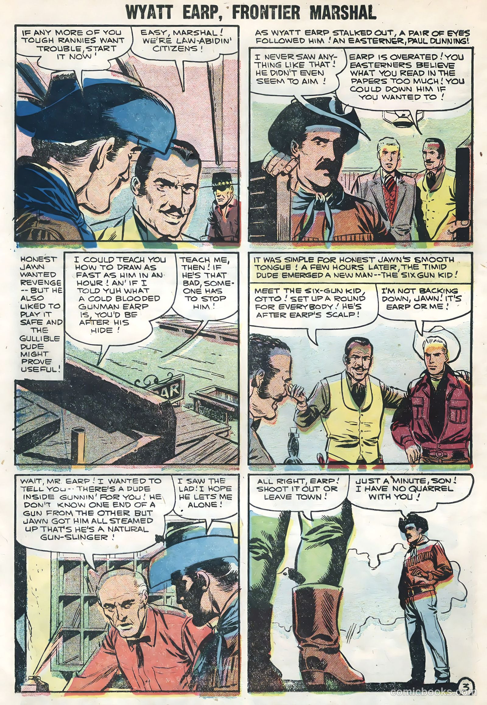Wyatt Earp, Frontier Marshal #13 (1956) — page 26 of 36
