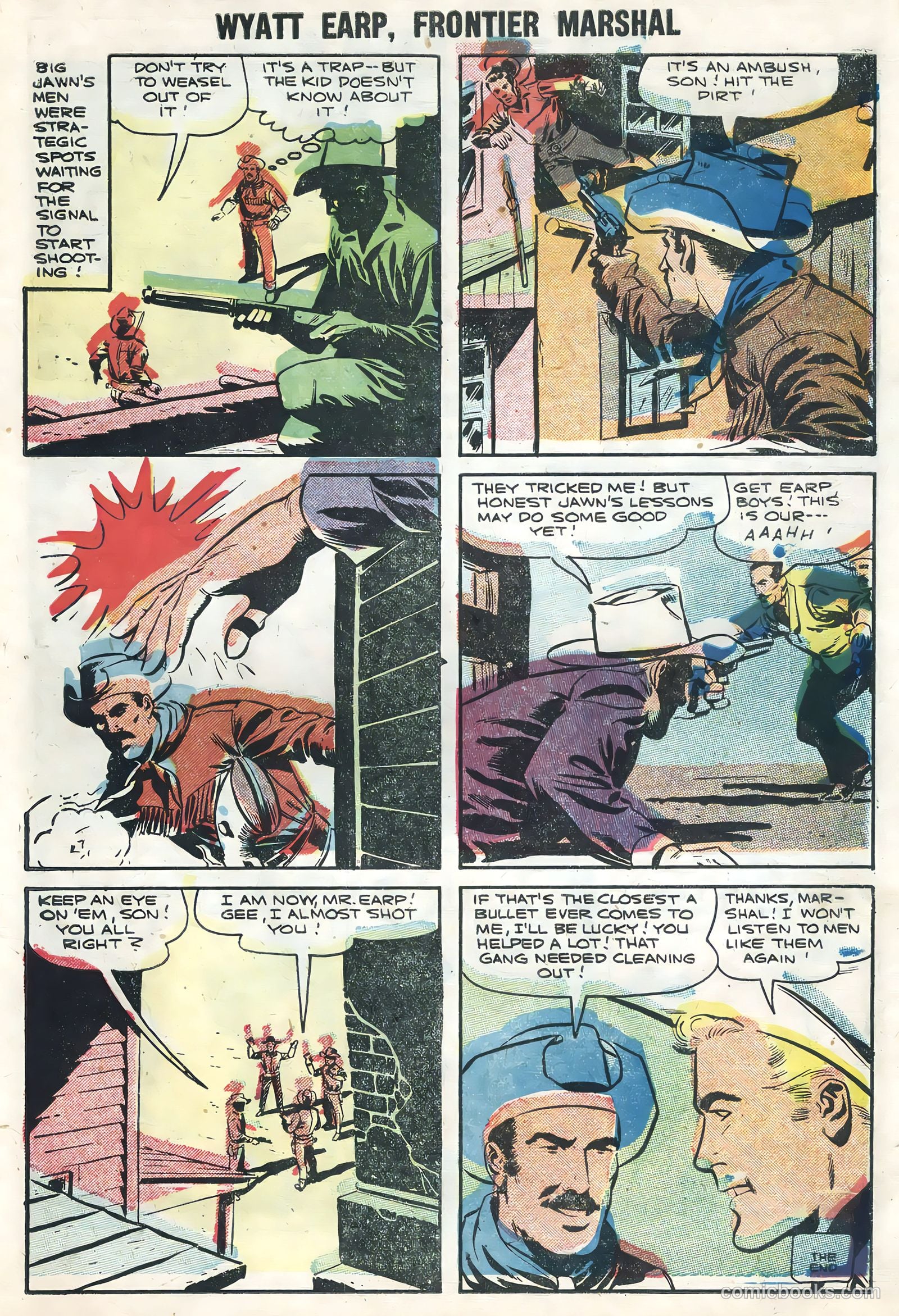 Wyatt Earp, Frontier Marshal #13 (1956) — page 27 of 36