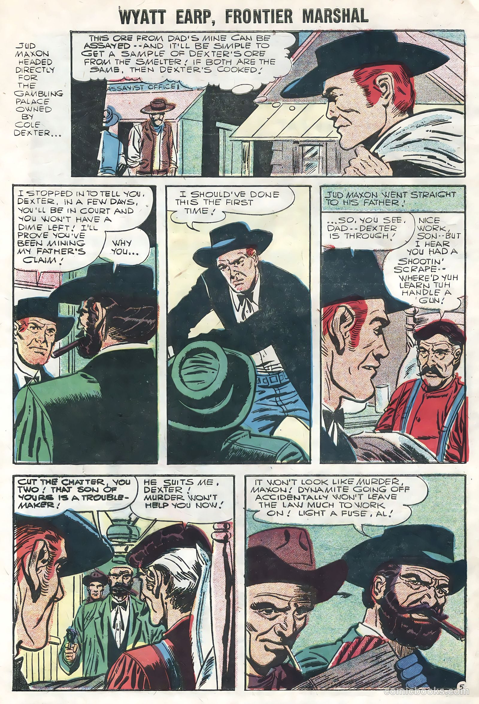 Wyatt Earp, Frontier Marshal #14 (1956) — page 32 of 36