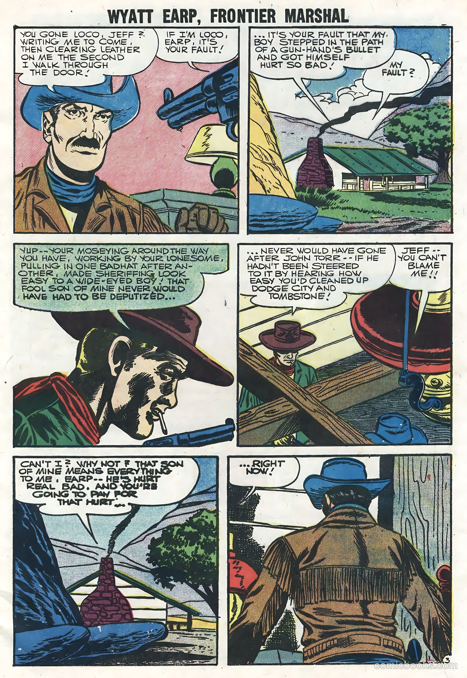 Wyatt Earp, Frontier Marshal #15 (1957) — page 5 of 36