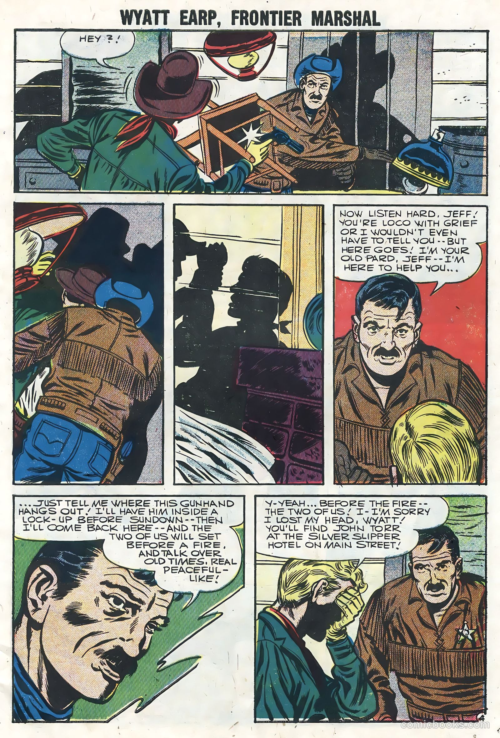 Wyatt Earp, Frontier Marshal #15 (1957) — page 7 of 36