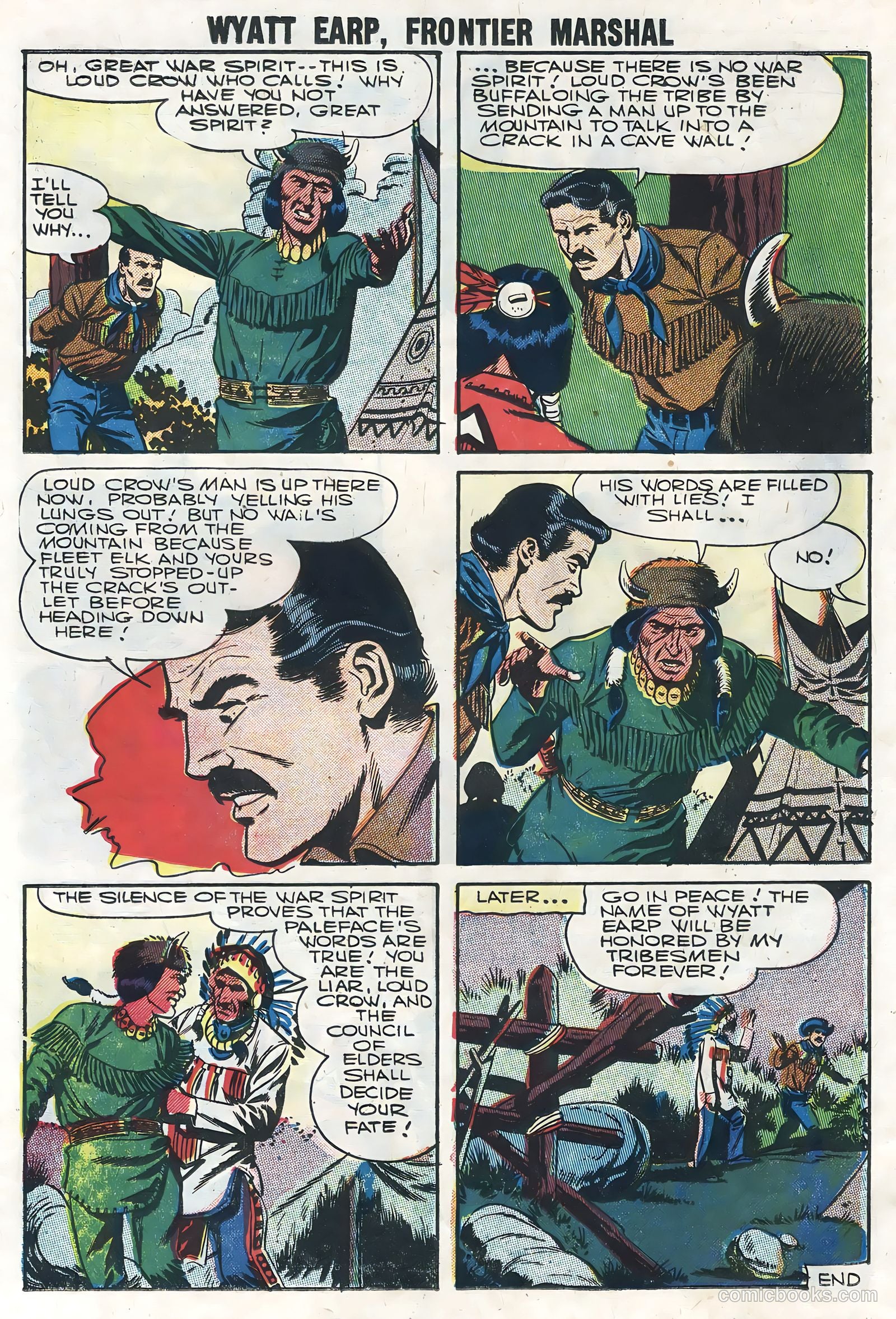 Wyatt Earp, Frontier Marshal #15 (1957) — page 14 of 36