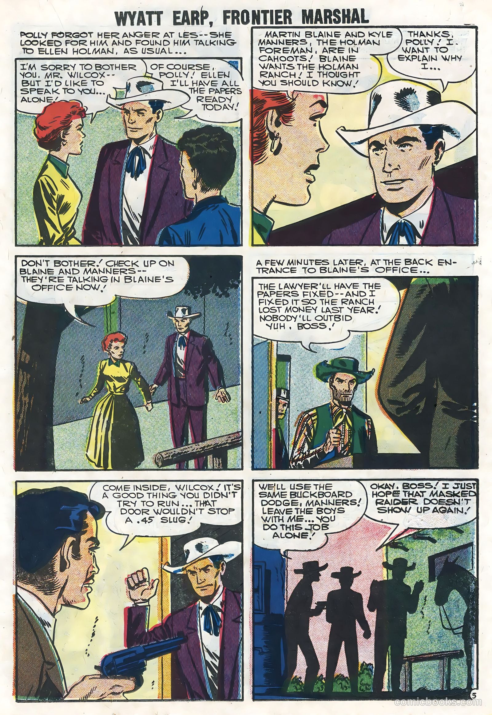 Wyatt Earp, Frontier Marshal #15 (1957) — page 23 of 36
