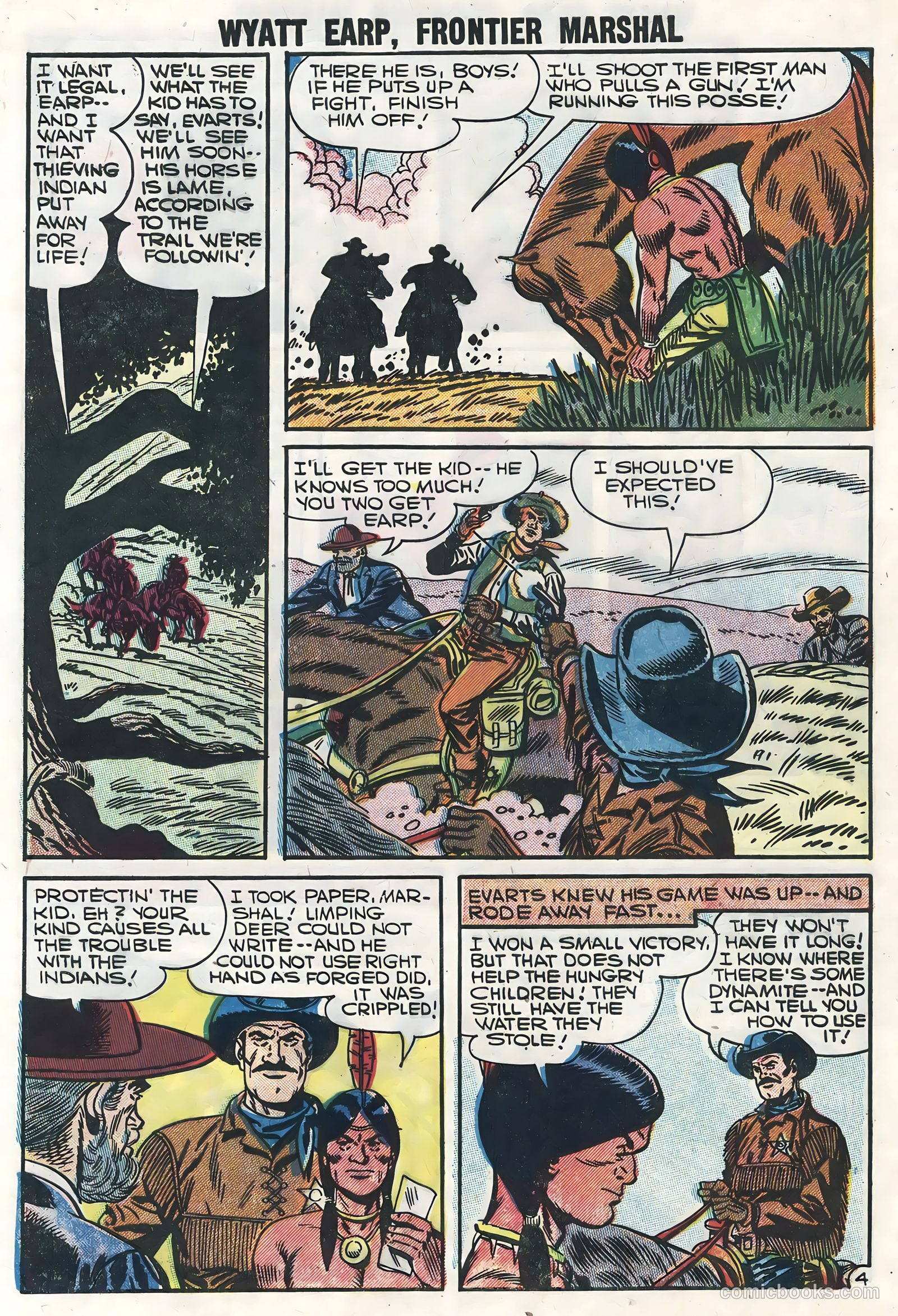 Wyatt Earp, Frontier Marshal #15 (1957) — page 28 of 36